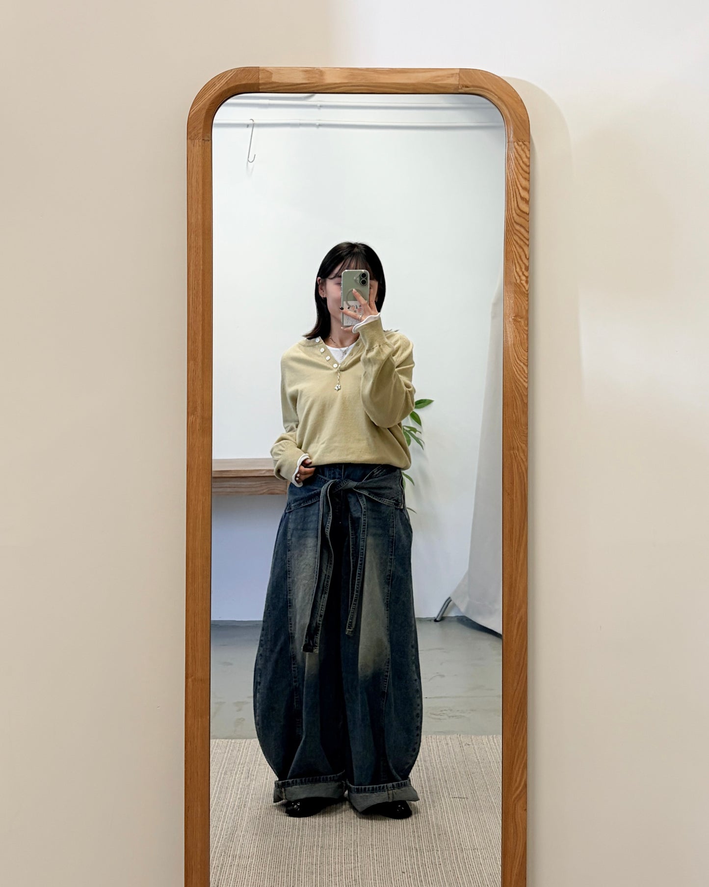 TP718- 🐏Cashmere Button Basic Top | Oatmeal | Pink | Lime | Grey