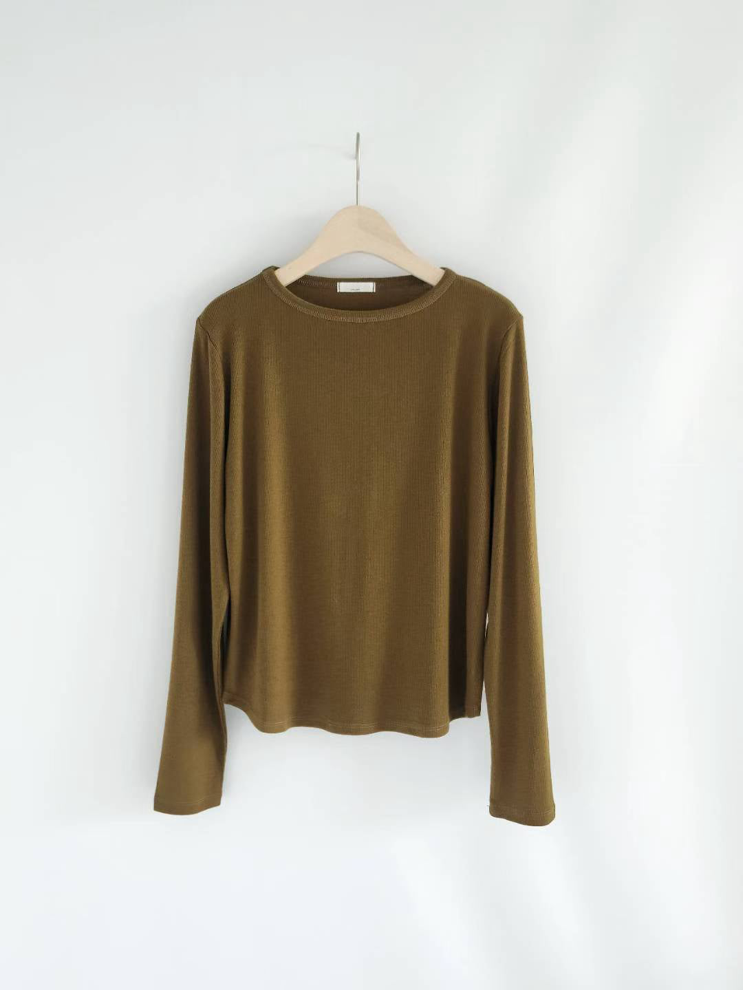 TP694- Basic直紋Top ｜White | Camel | Blue | Grey | Black