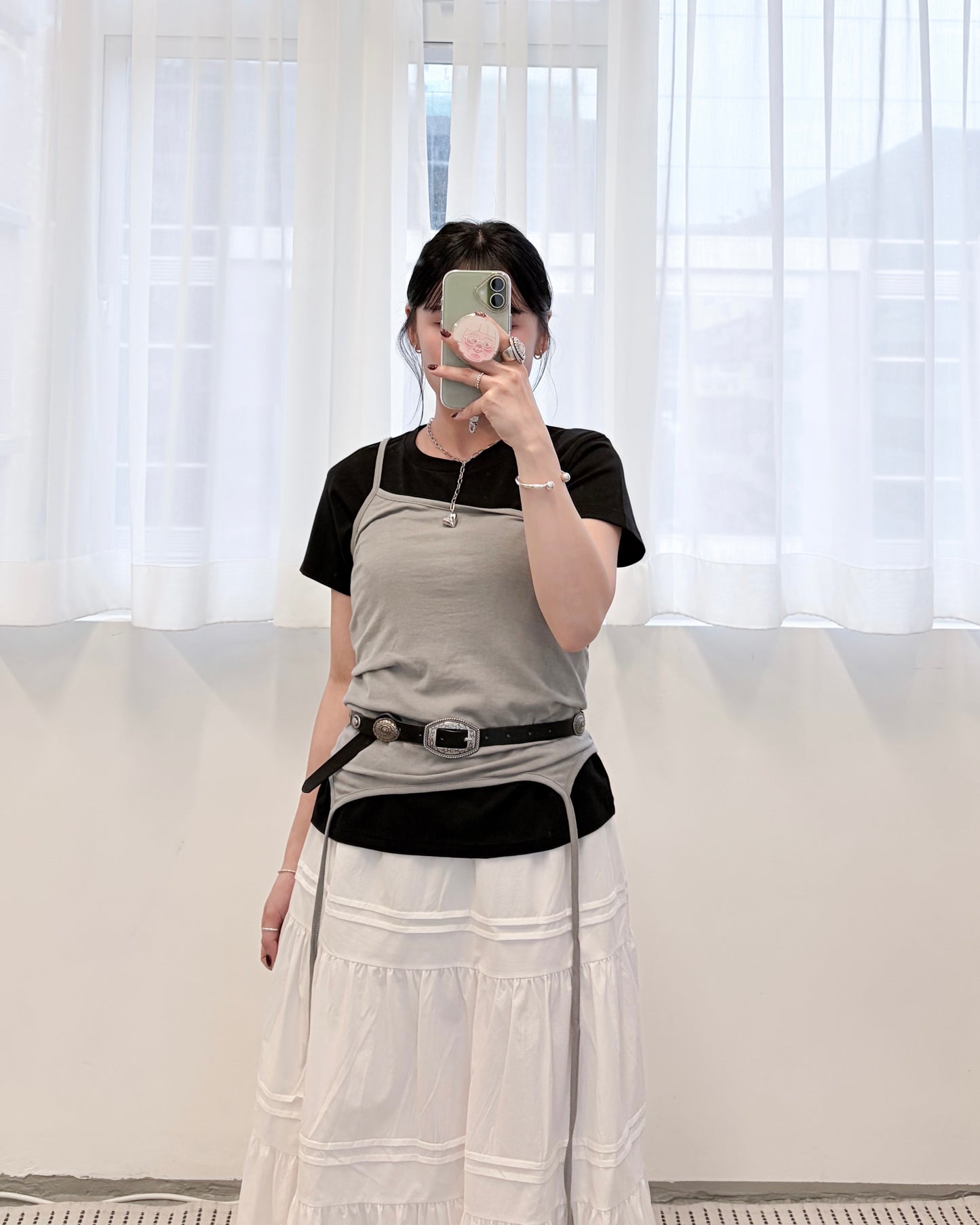 TP779- 3 Way Layer Vest Top | Blue | Brown | Grey | Black