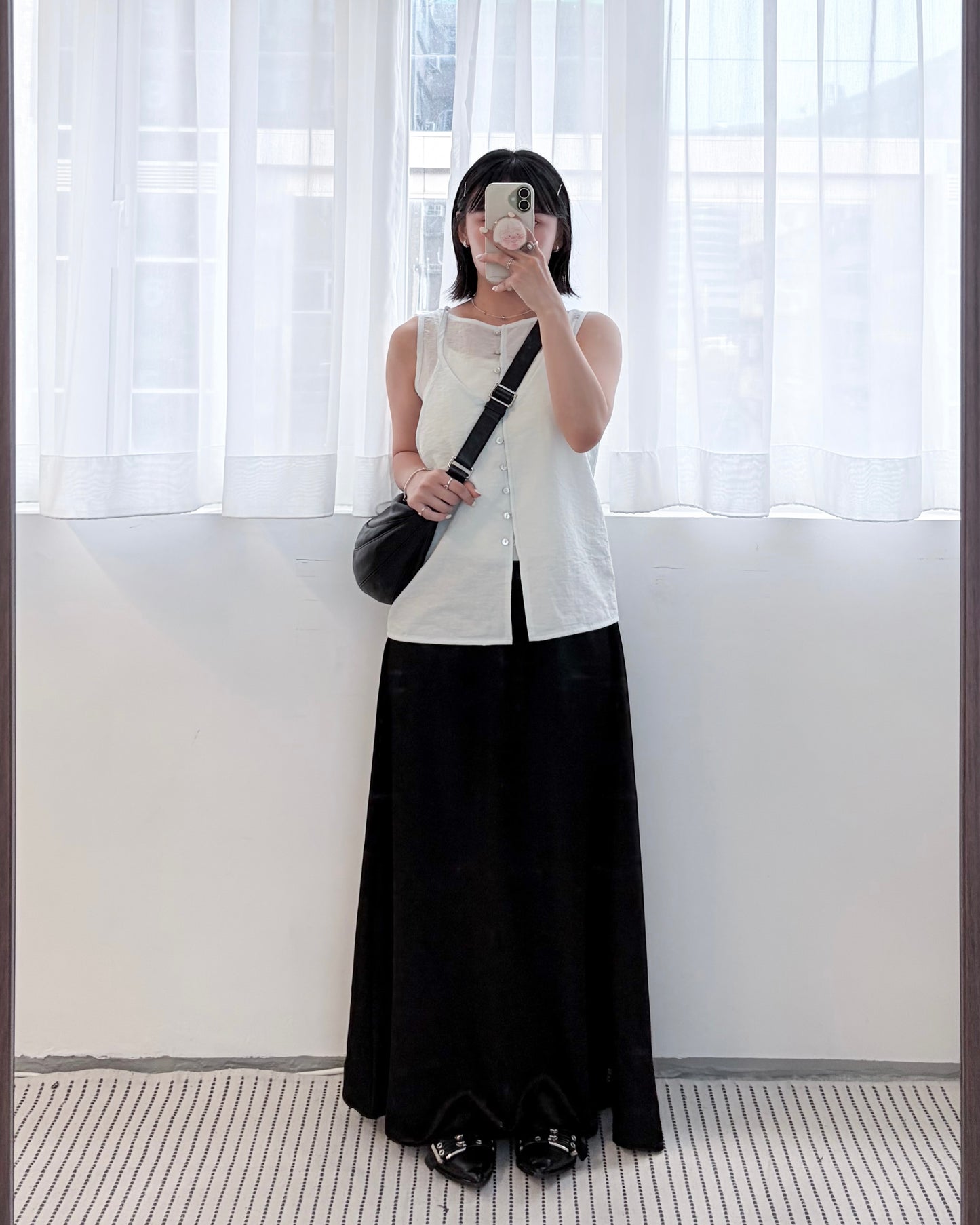 TP829- Office Vest | White | Black