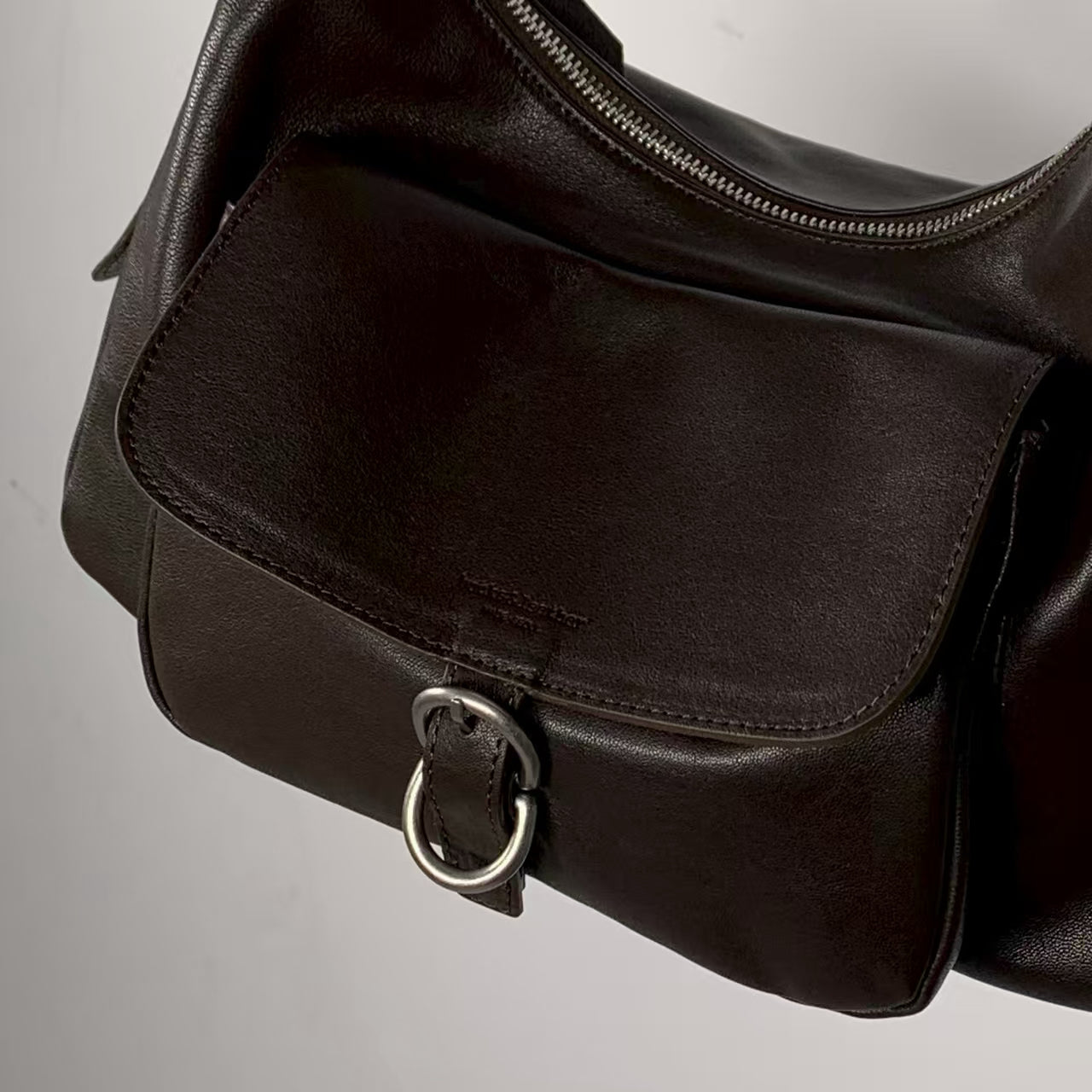 牛皮 法式流浪包 | Black | Brown | Grey | Camel