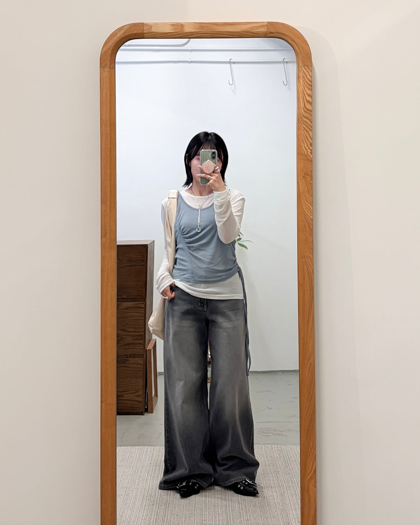 TP725 - Mesh Drawstring Vest | White | Blue | Khaki | Brown