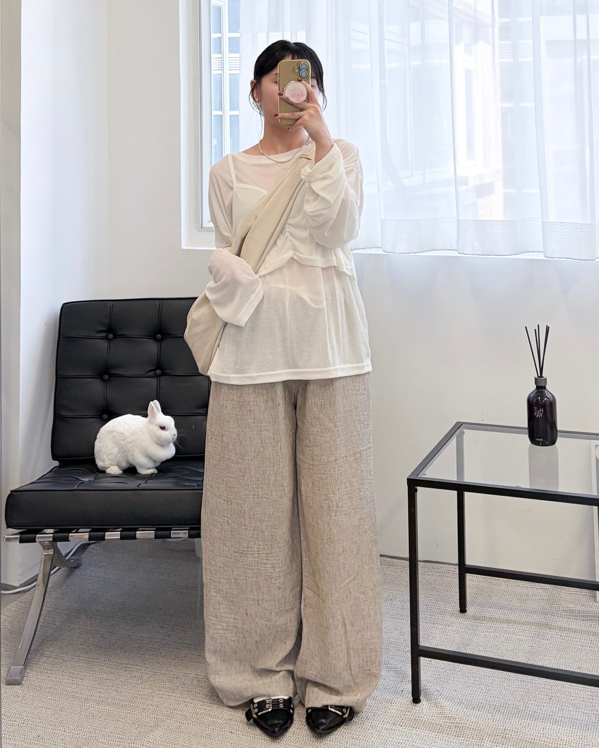 TP847- T-Shirt & Shirred Bustier Set | White | Grey | Brown | Black