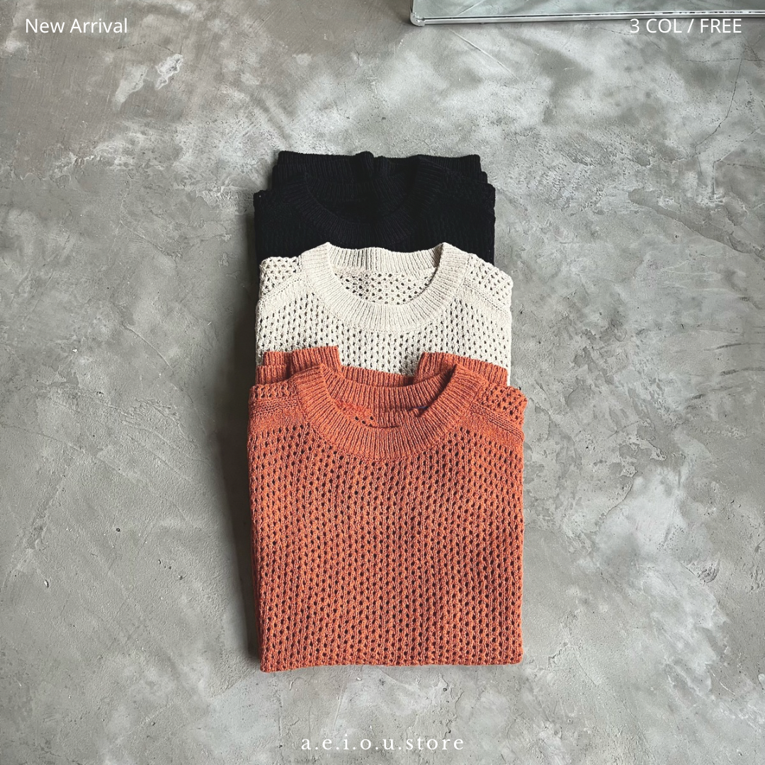 TP303- Mesh Vest | Ivory | Orange | Black