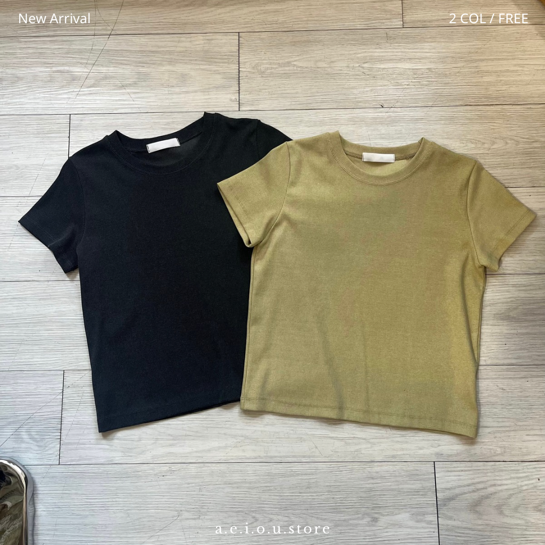 TP520- Classic Tee | Lime | Charcoal