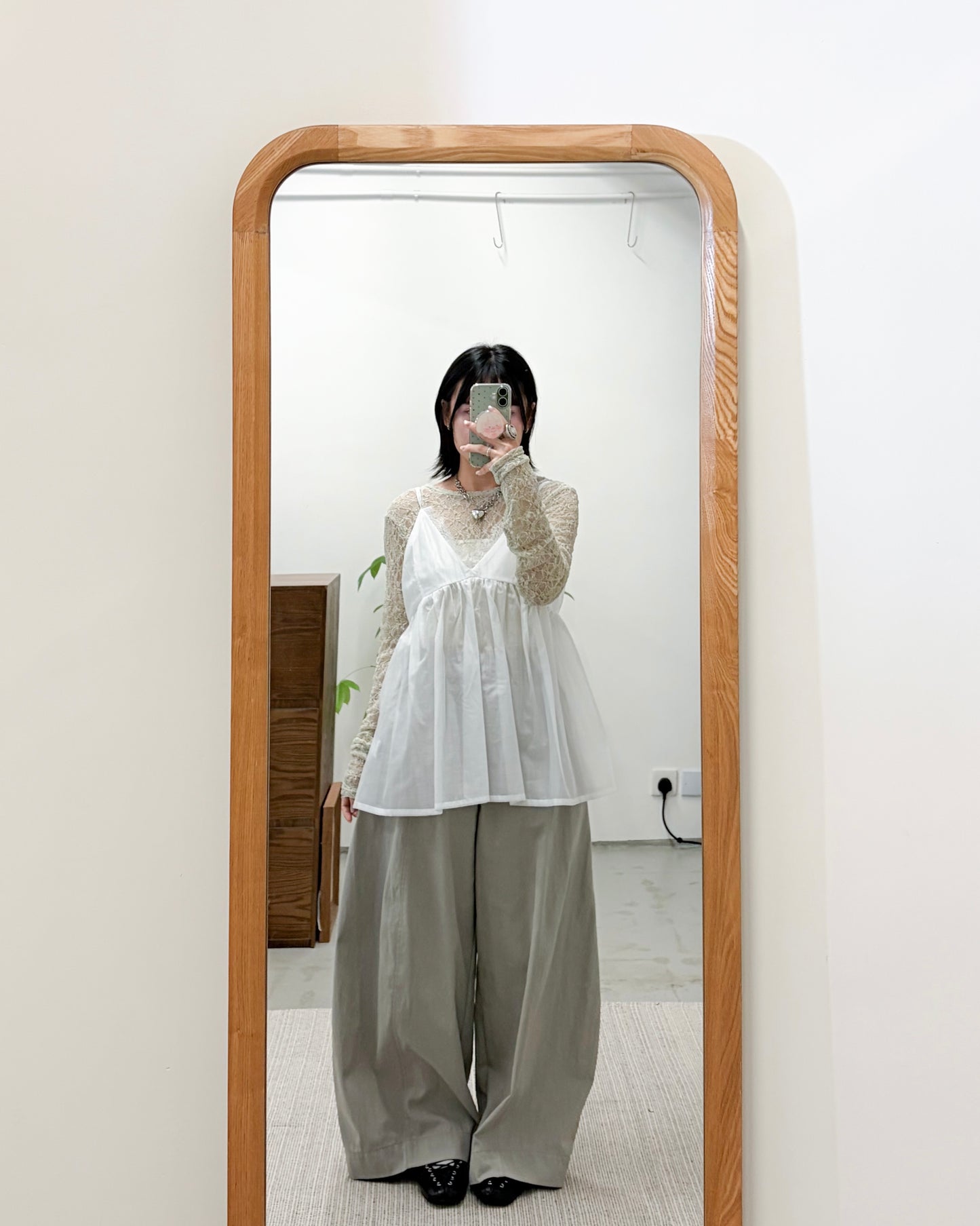 TP751- Lace Camisole Vest Top | White | Grey | Black