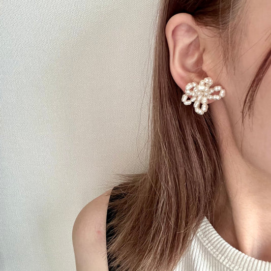 🇰🇷連線新品 AC66- Fafa Pearls Earrings