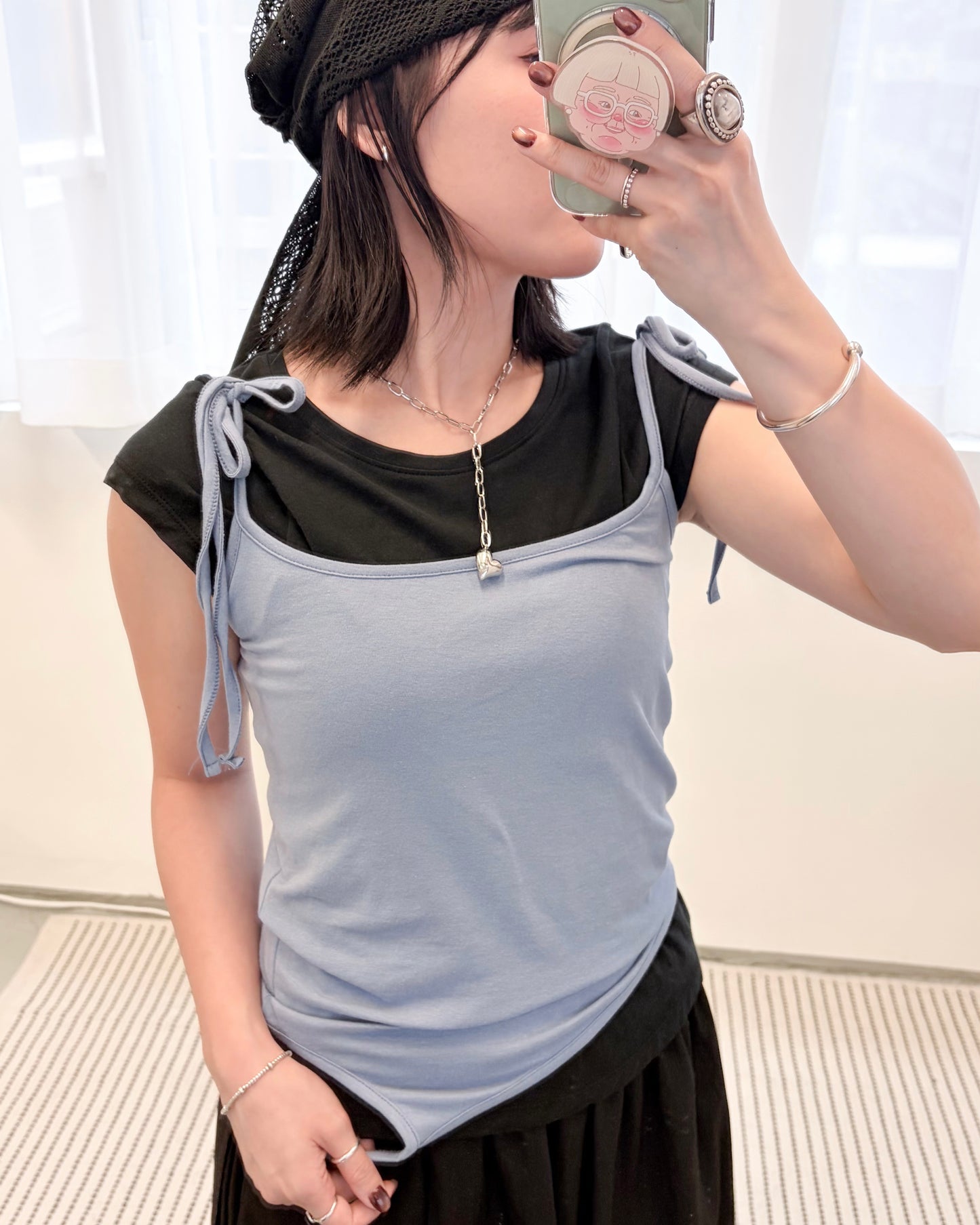 TP779- 3 Way Layer Vest Top | Blue | Brown | Grey | Black
