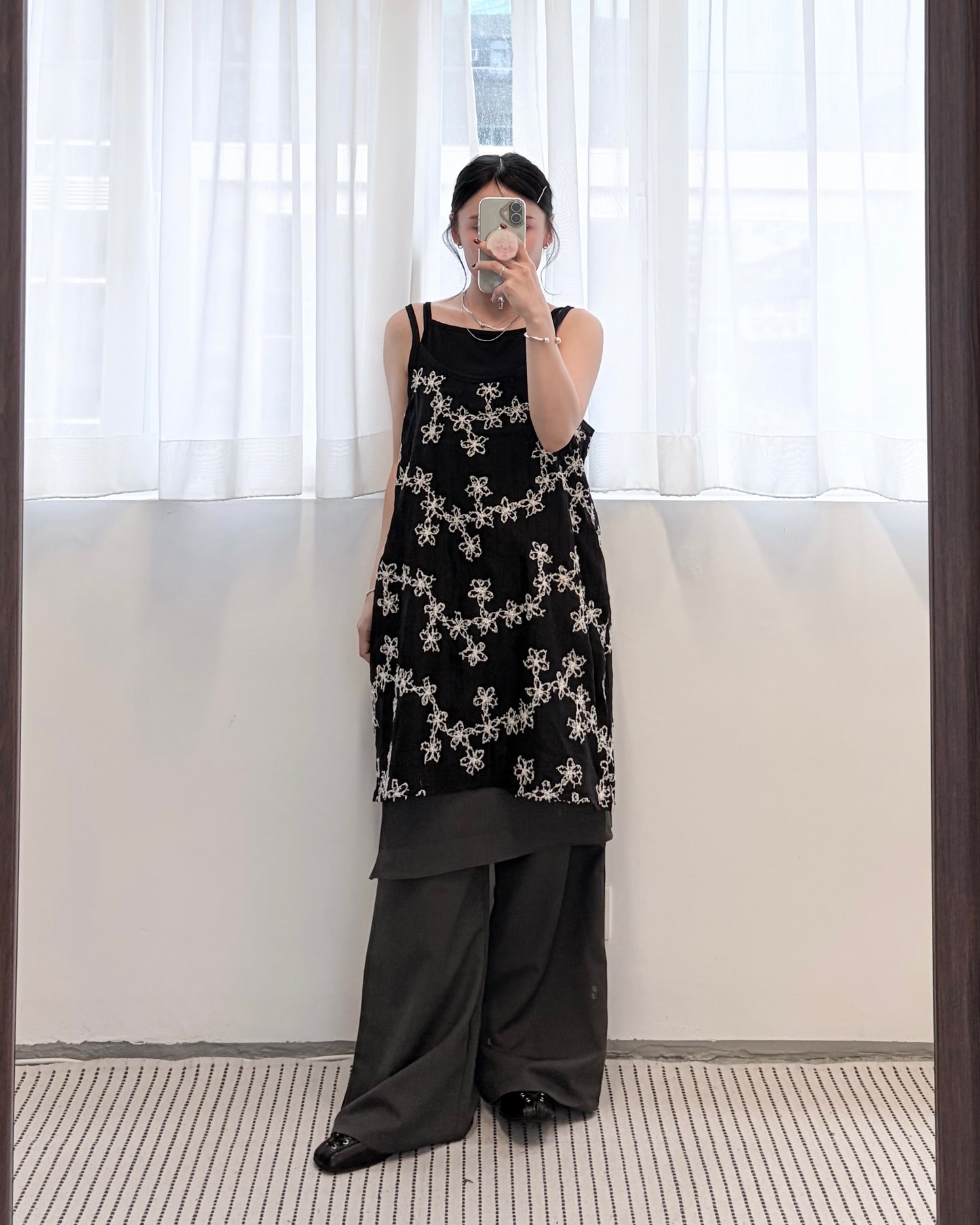 PT113- Bird Pant | Grey | Black