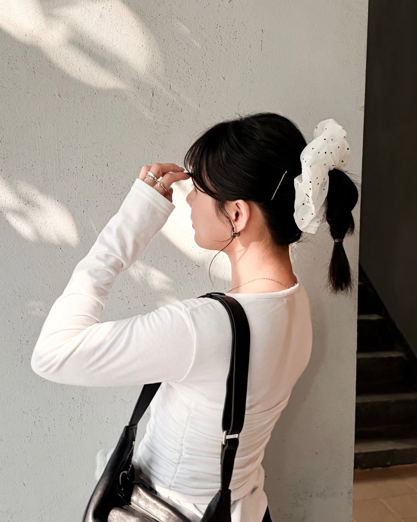 AC284- 波波點網紗橡筋圈  ( 橡筋圈體積較大不設平郵 )