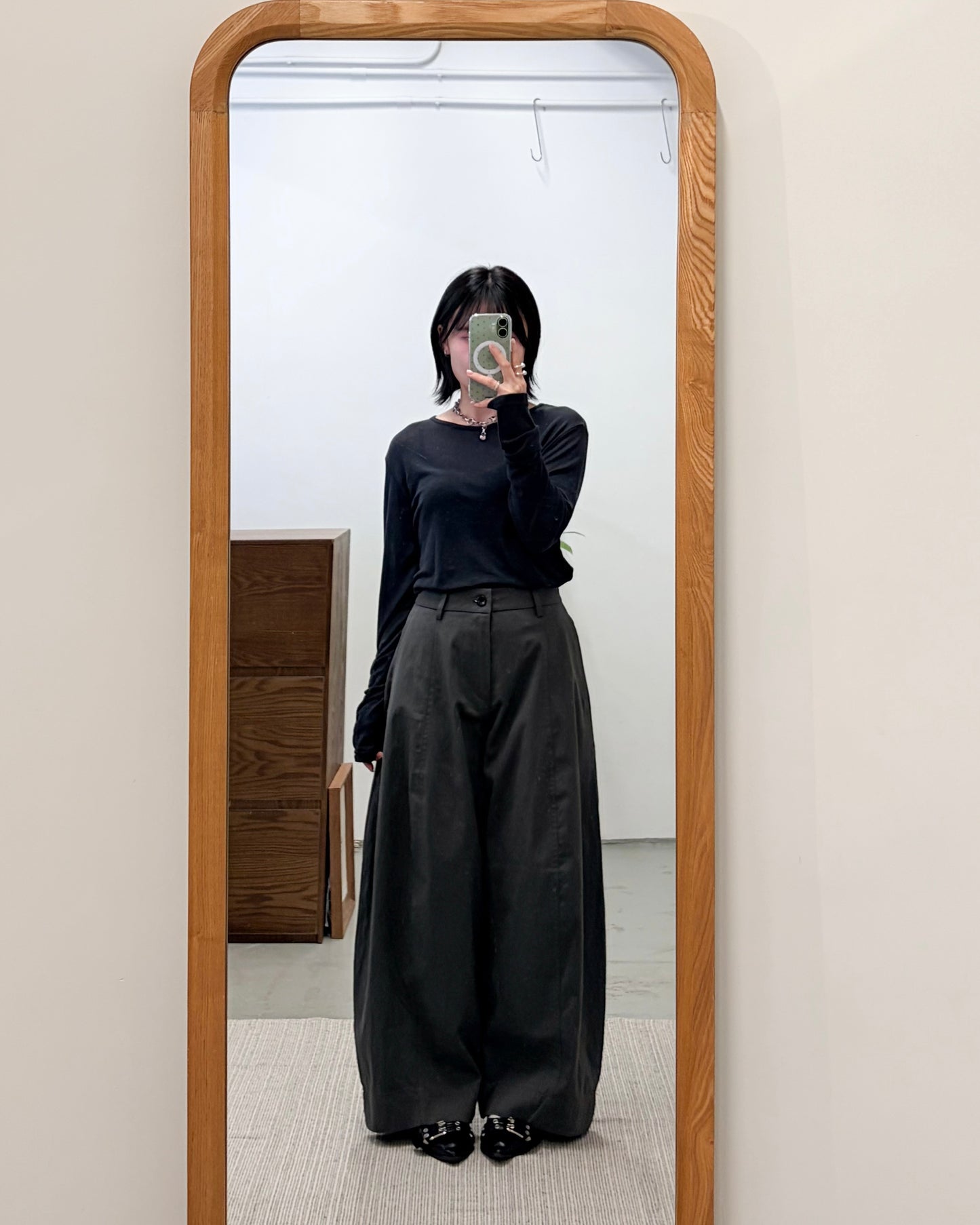 PT108- Baggy Pants | Light Grey | Charcoal | White