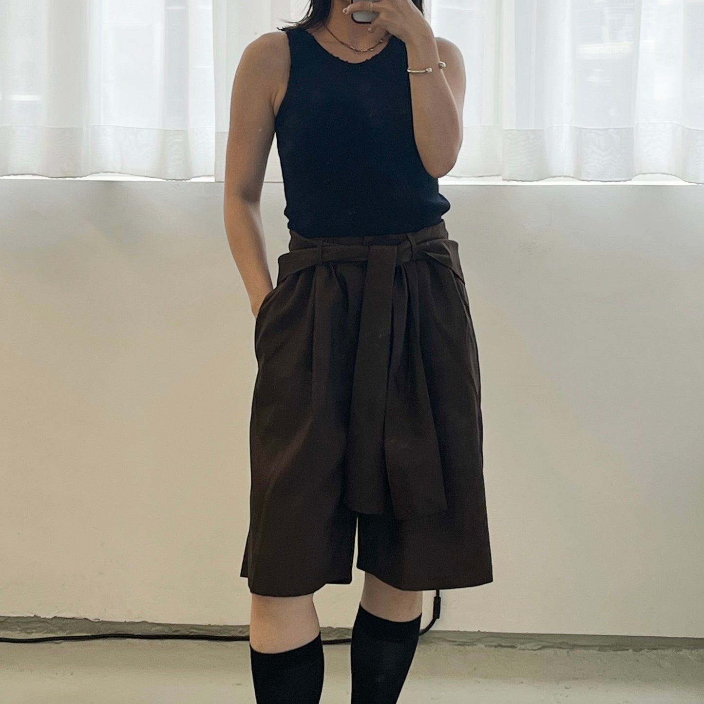 TP655- 破邊直紋背心 ｜Grey | Charcoal | Navy