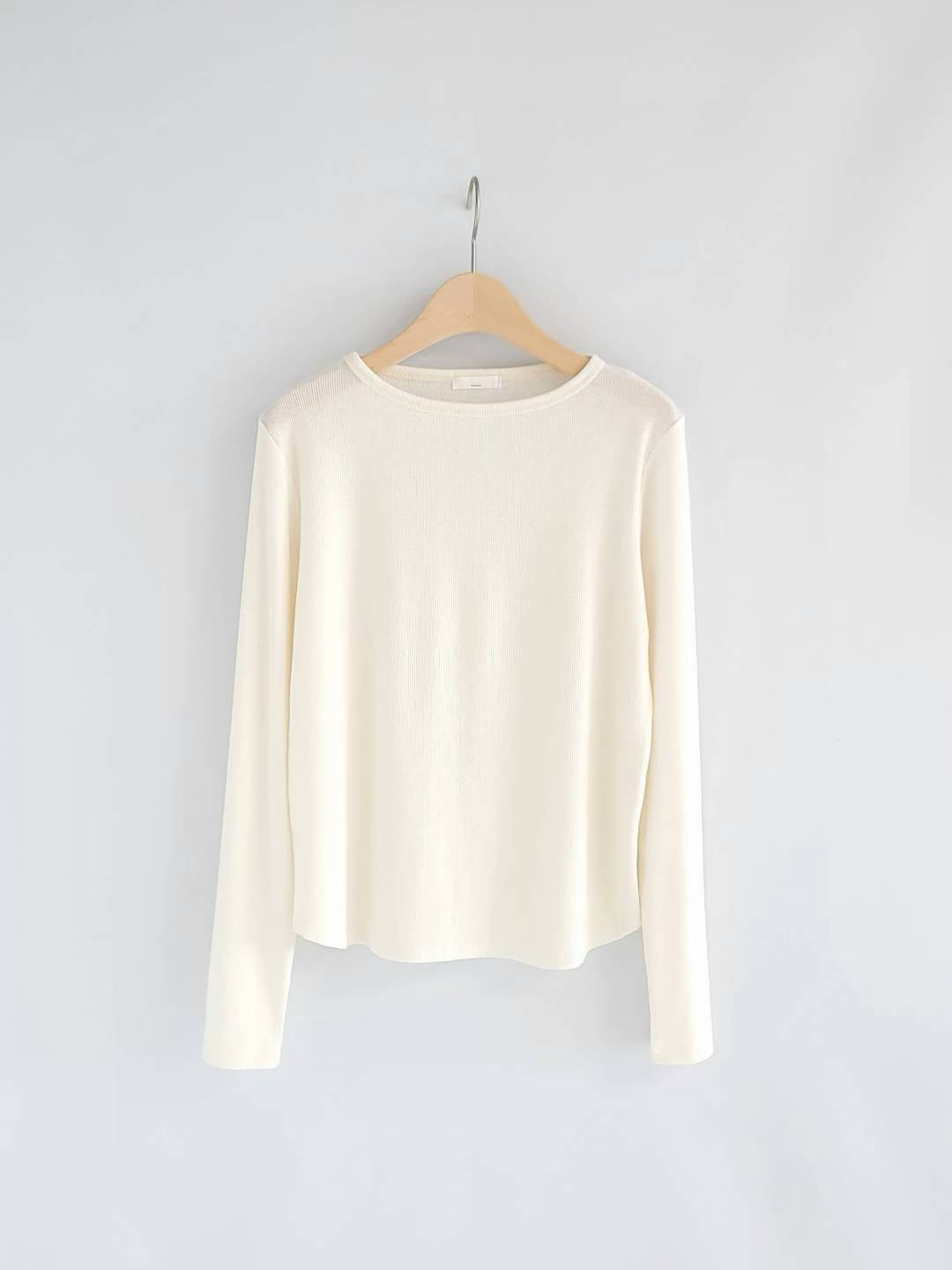 TP694- Basic直紋Top ｜White | Camel | Blue | Grey | Black