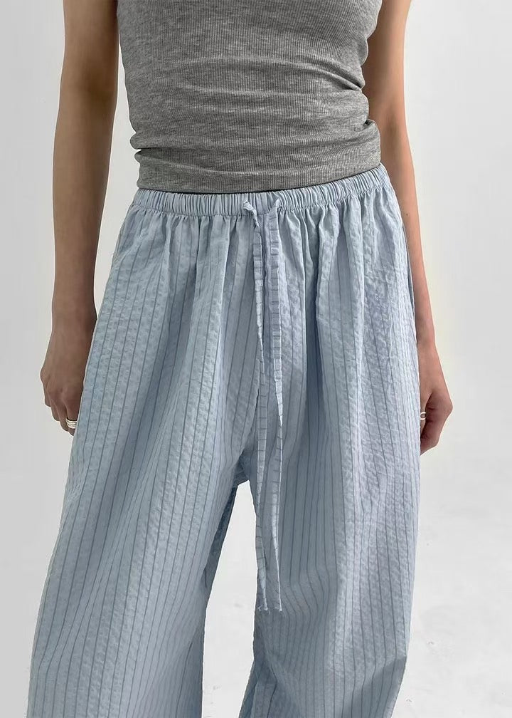 PT86- Summer Pants | Stripe Blue | Stripe Black