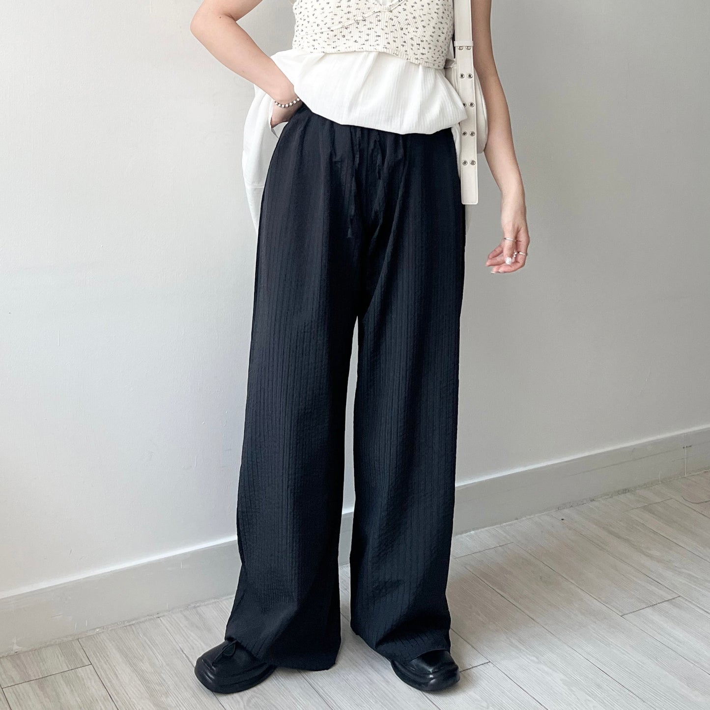 PT86- Summer Pants | Stripe Blue | Stripe Black