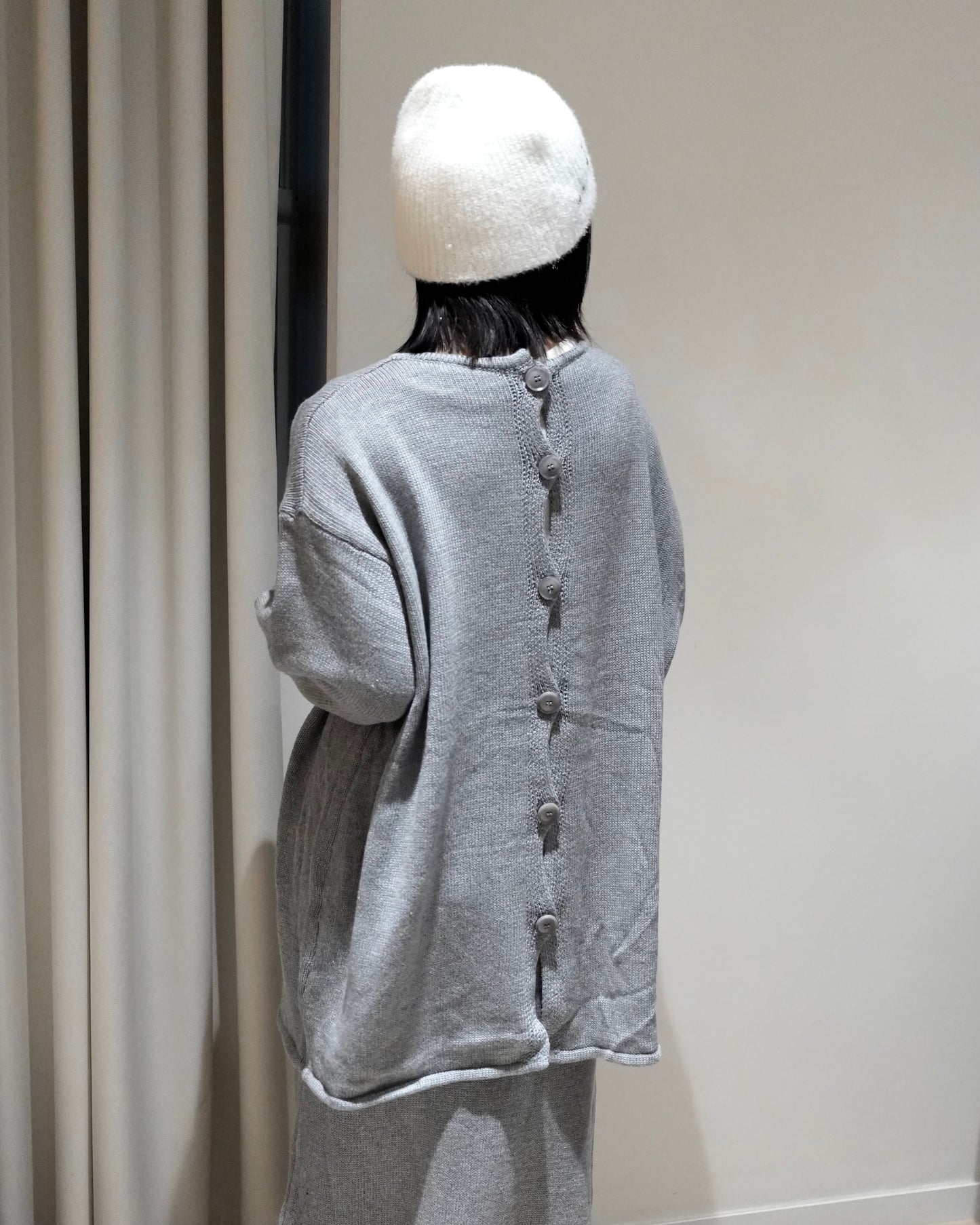 TP705- 3 Way Set Top With Skirt | Grey | Black ( 上衣+ 半截裙 2 件 )