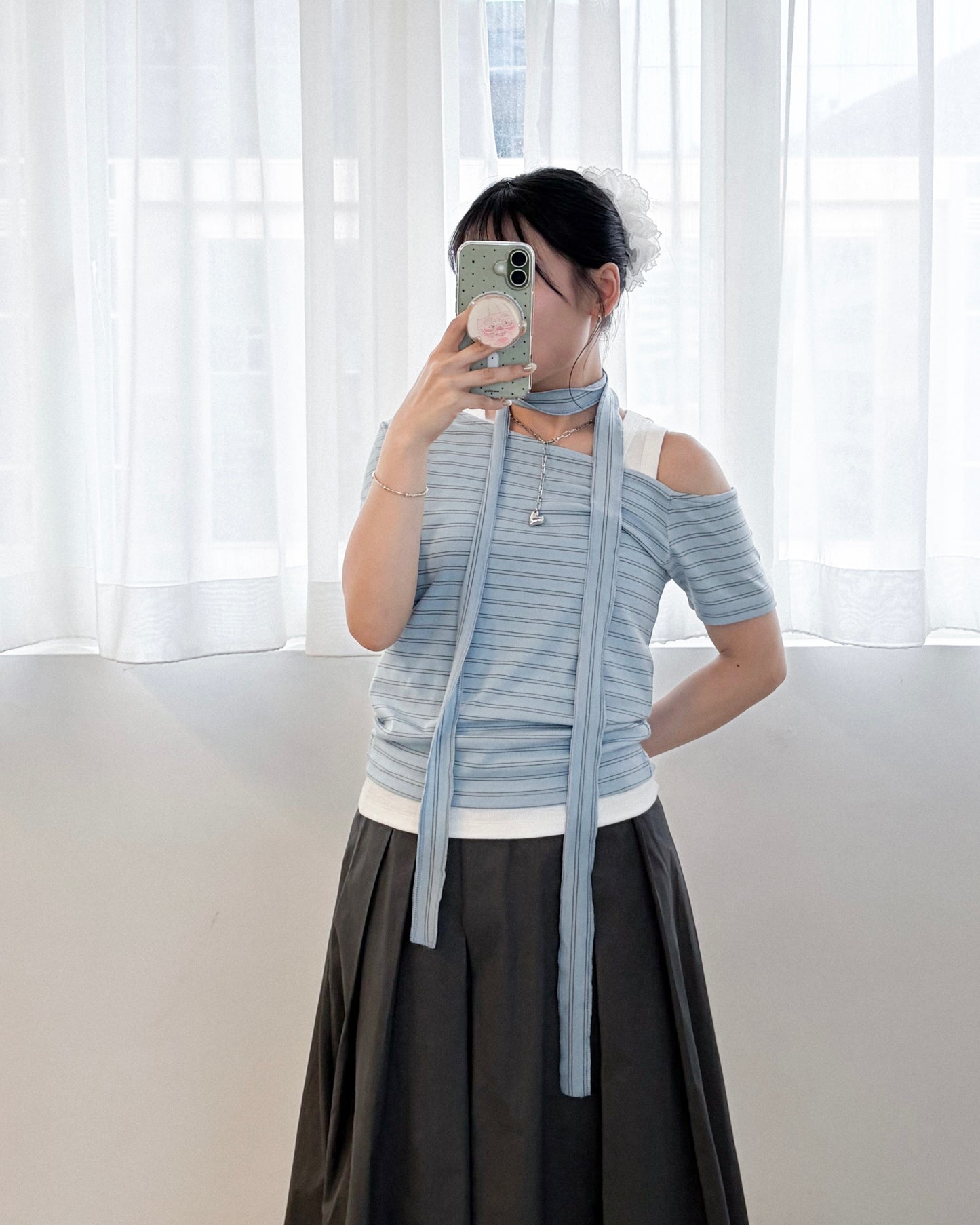 TP768- U Neck Basic Vest | White | Purple | Lime | Grey | Brown | Black