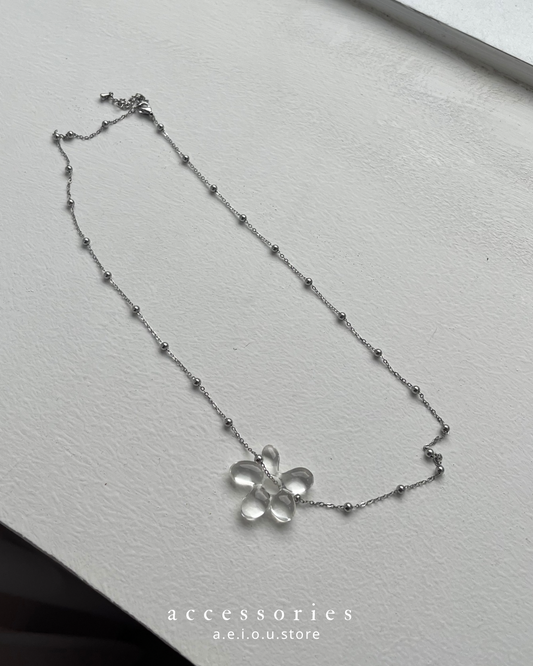 AC231- Ball Ball Necklace With Fafa