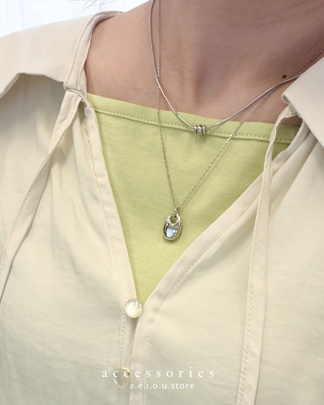 AC314- Daily Office Long Set Necklace