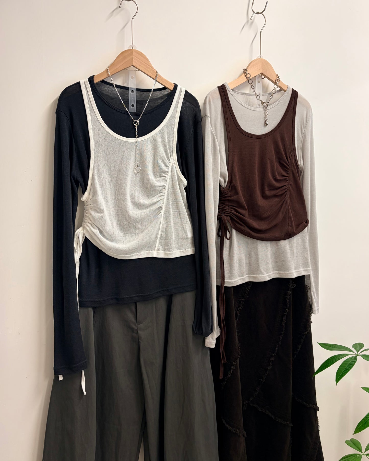 TP726- Cotton Round Neck Top | White| Pink | Yellow | Light Grey | Blue | Brown | Charcoal | Black