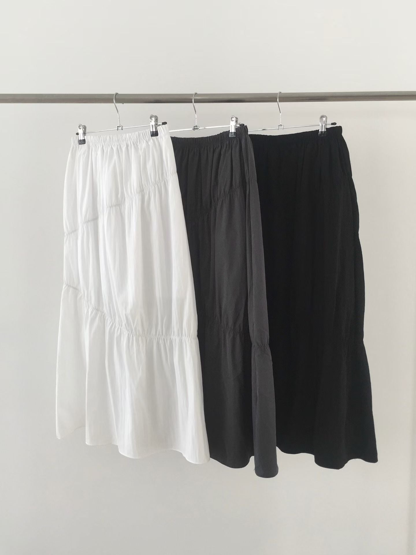 SK152- Honey Cloud Skirt | White | Grey | Black