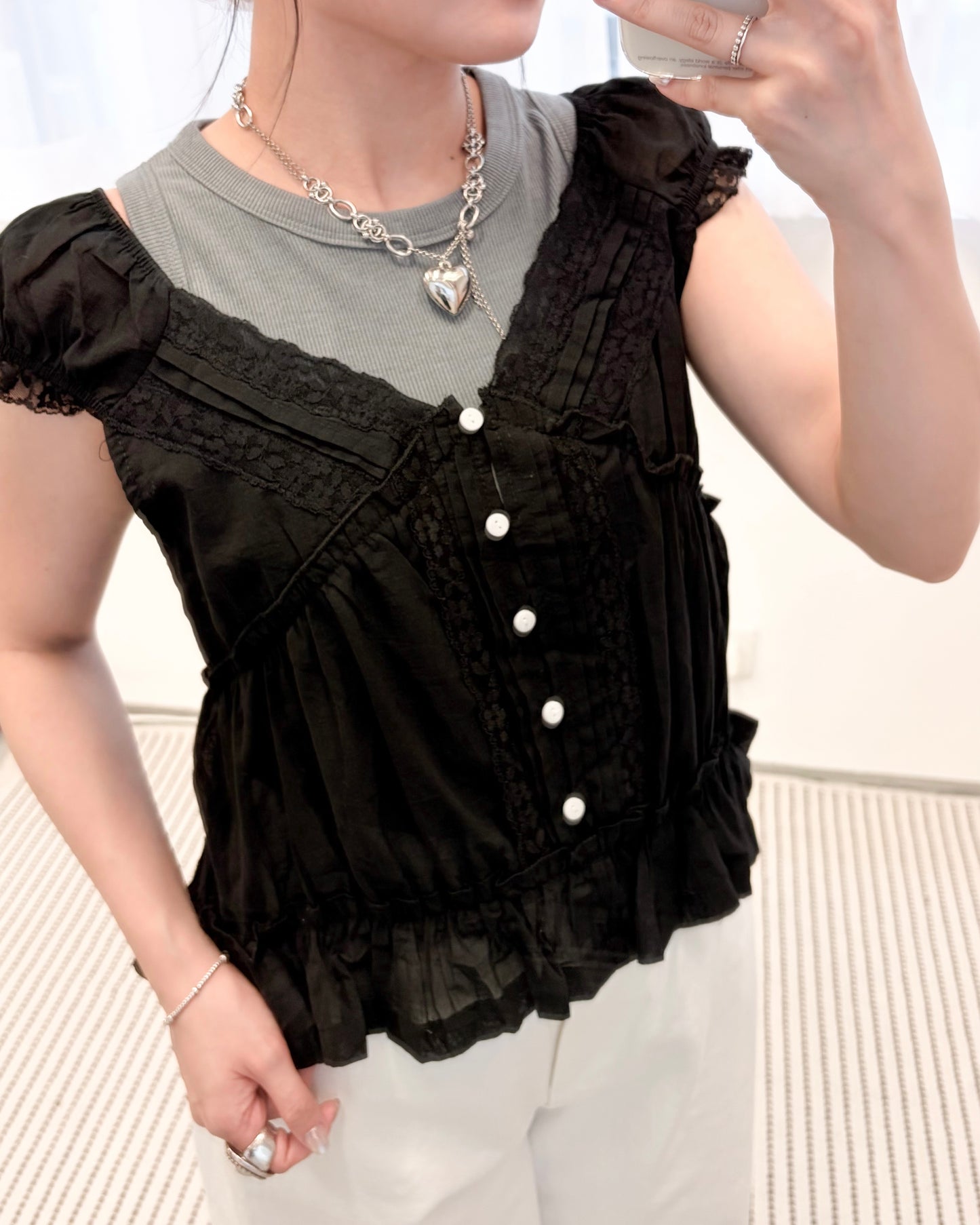 TP808- 8 Color 暗車線Basic Vest | White | Red | Charcoal | Dirty Pink | Navy | Lime | Black | Light Green