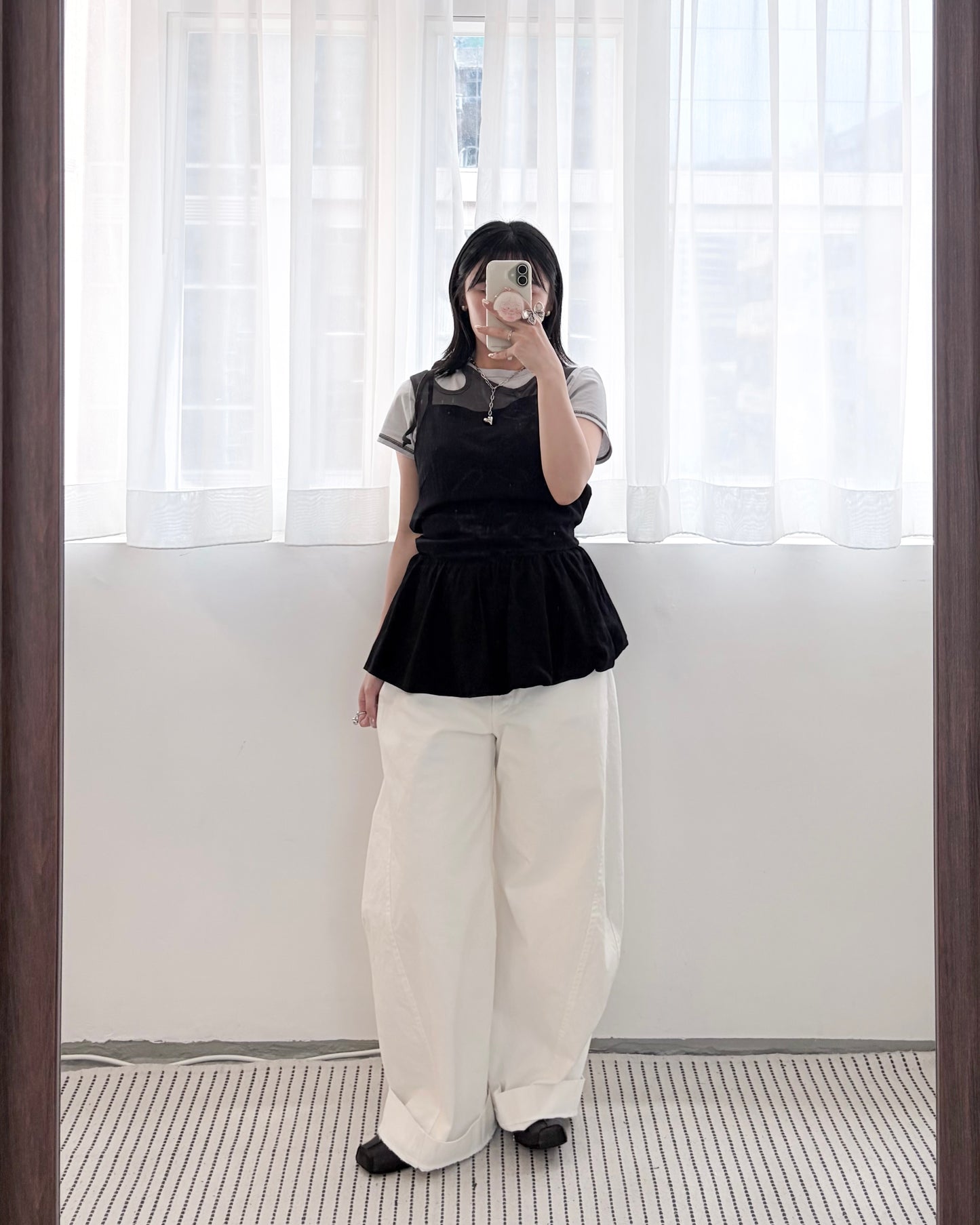 TP816-  背多分背心 | White | Black