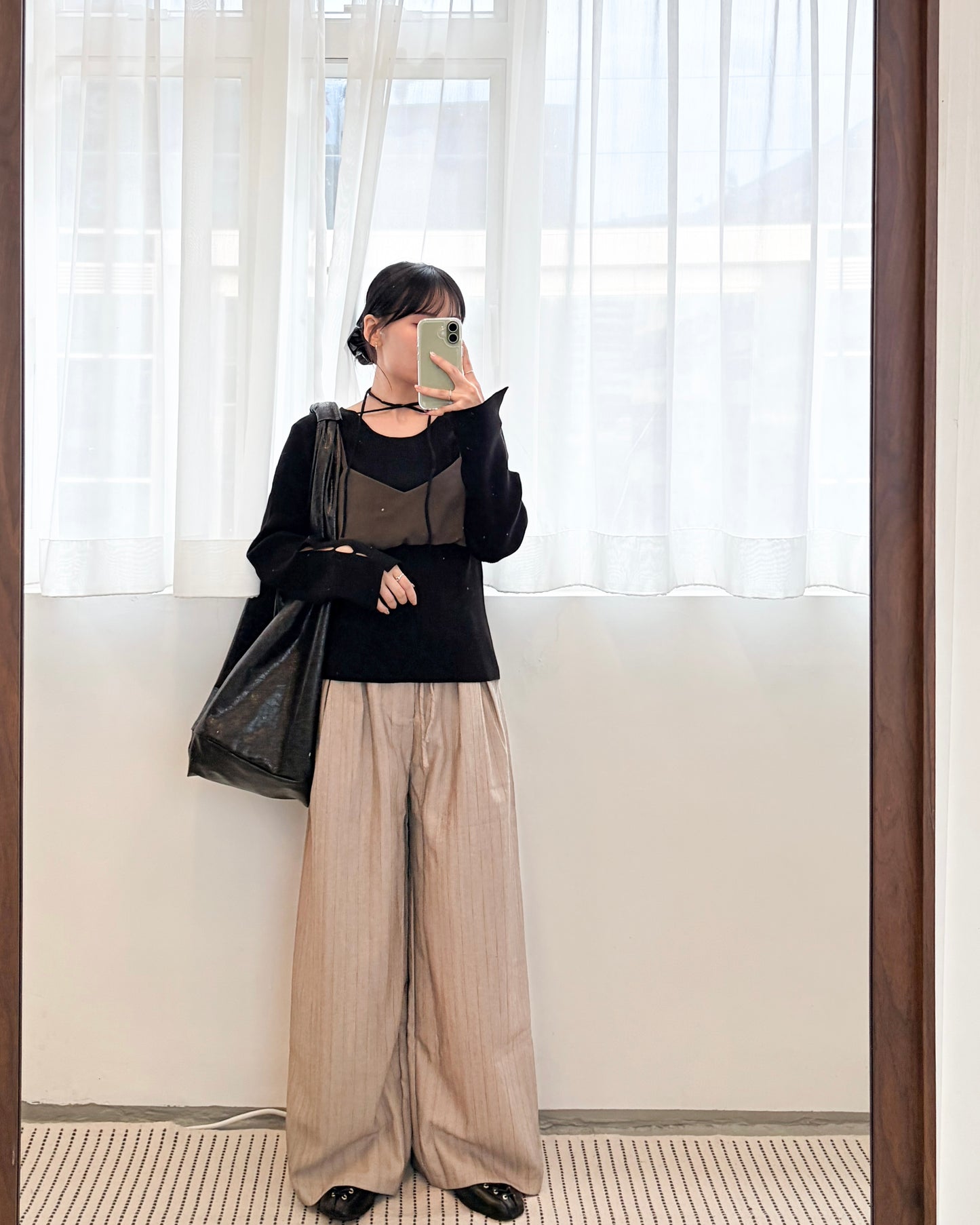 TP685- Bobble Vest Top | Brown | Charcoal