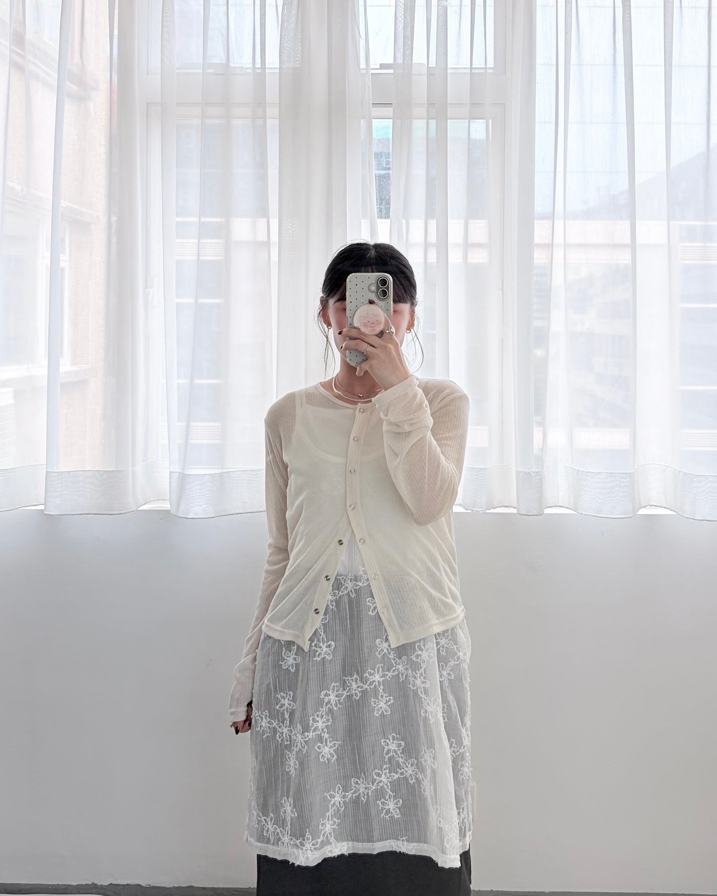 TP790- 薄薄Cardigan | Ivory | Lime | Black