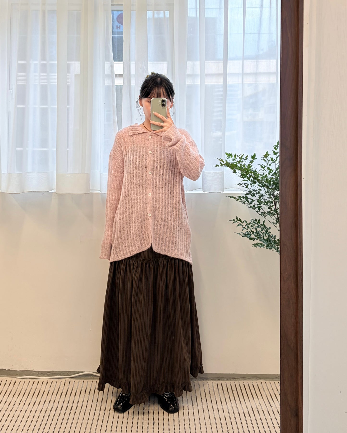 TP687- Momo Over size Button Blouse | Ivory | Pink | Black 多種穿法 超軟熟🍞