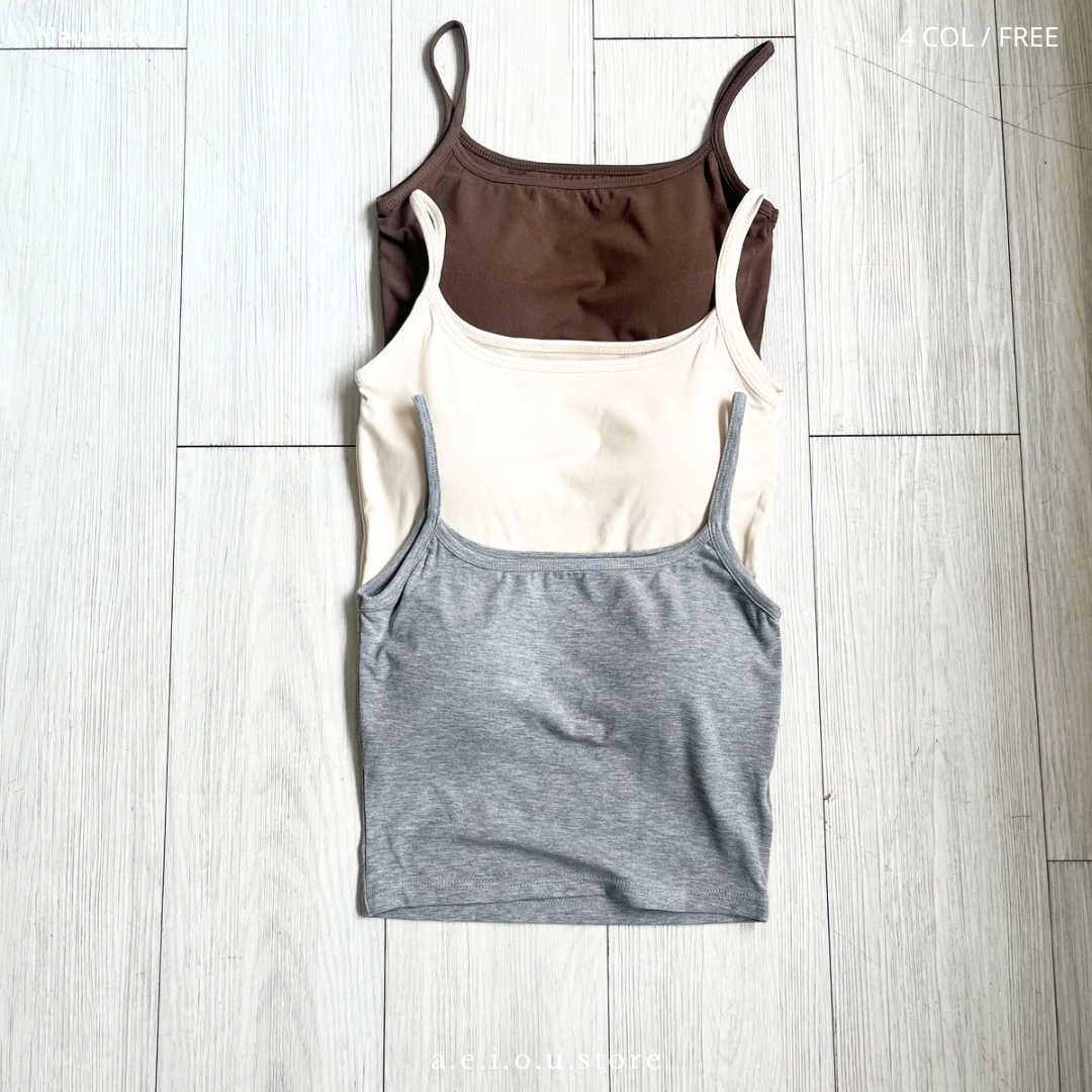 TP439- 超軟熟 Basic Bra Top | Cream | Brown | Grey | Black