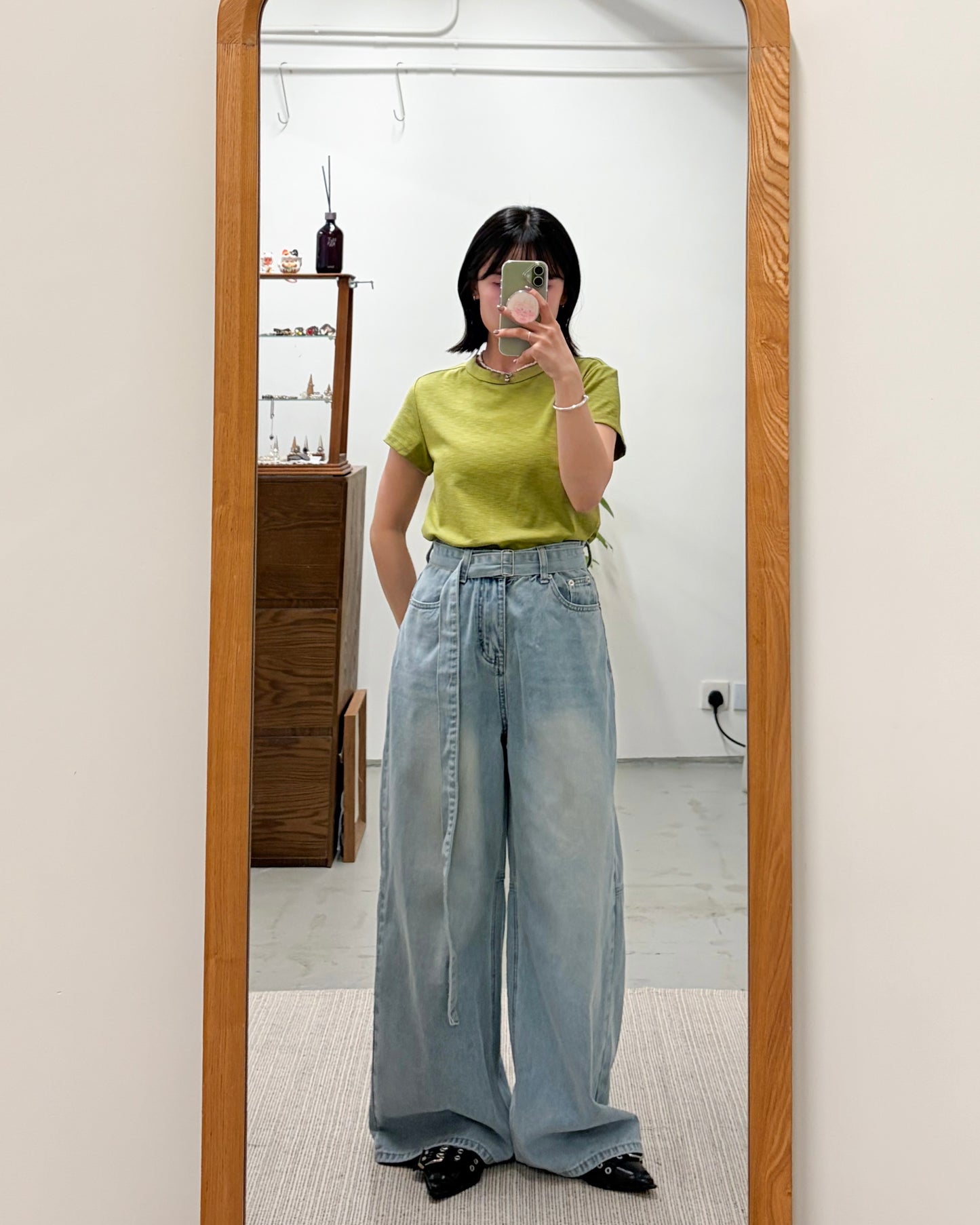 TP738- Soft Cotton Cow Tee | White | Grey | Lime Green | Black