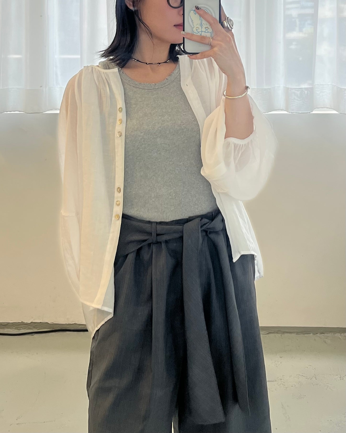 TP655- 破邊直紋背心 ｜Grey | Charcoal | Navy