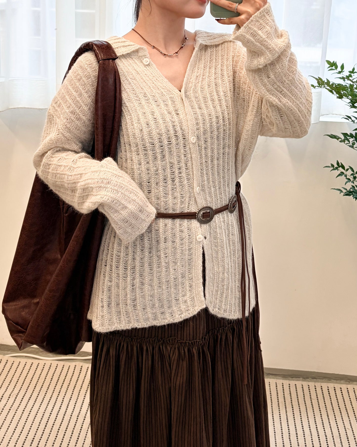 TP687- Momo Over size Button Blouse | Ivory | Pink | Black 多種穿法 超軟熟🍞