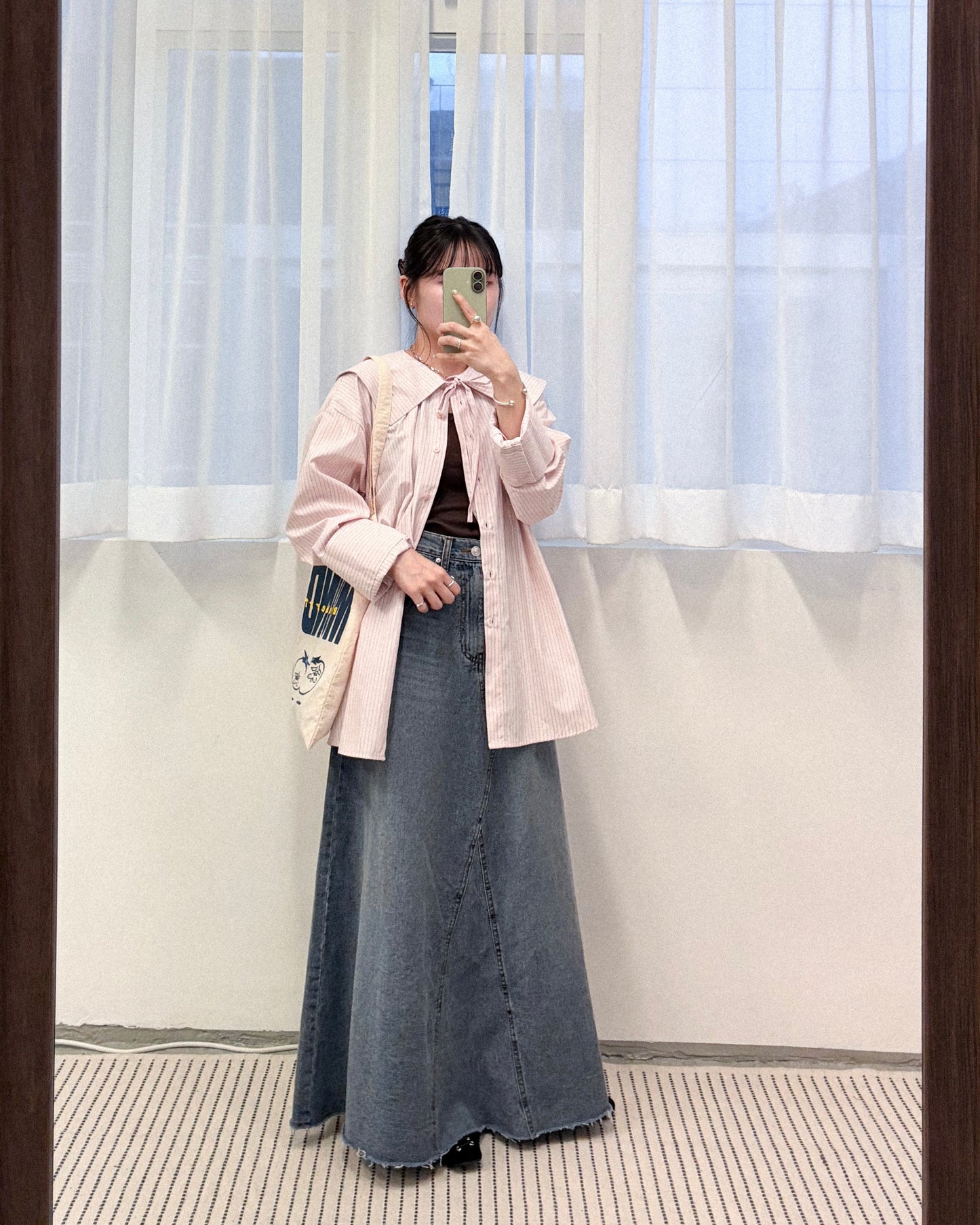 TP777- Sailor collar shirt | Pink | Yellow | Blue