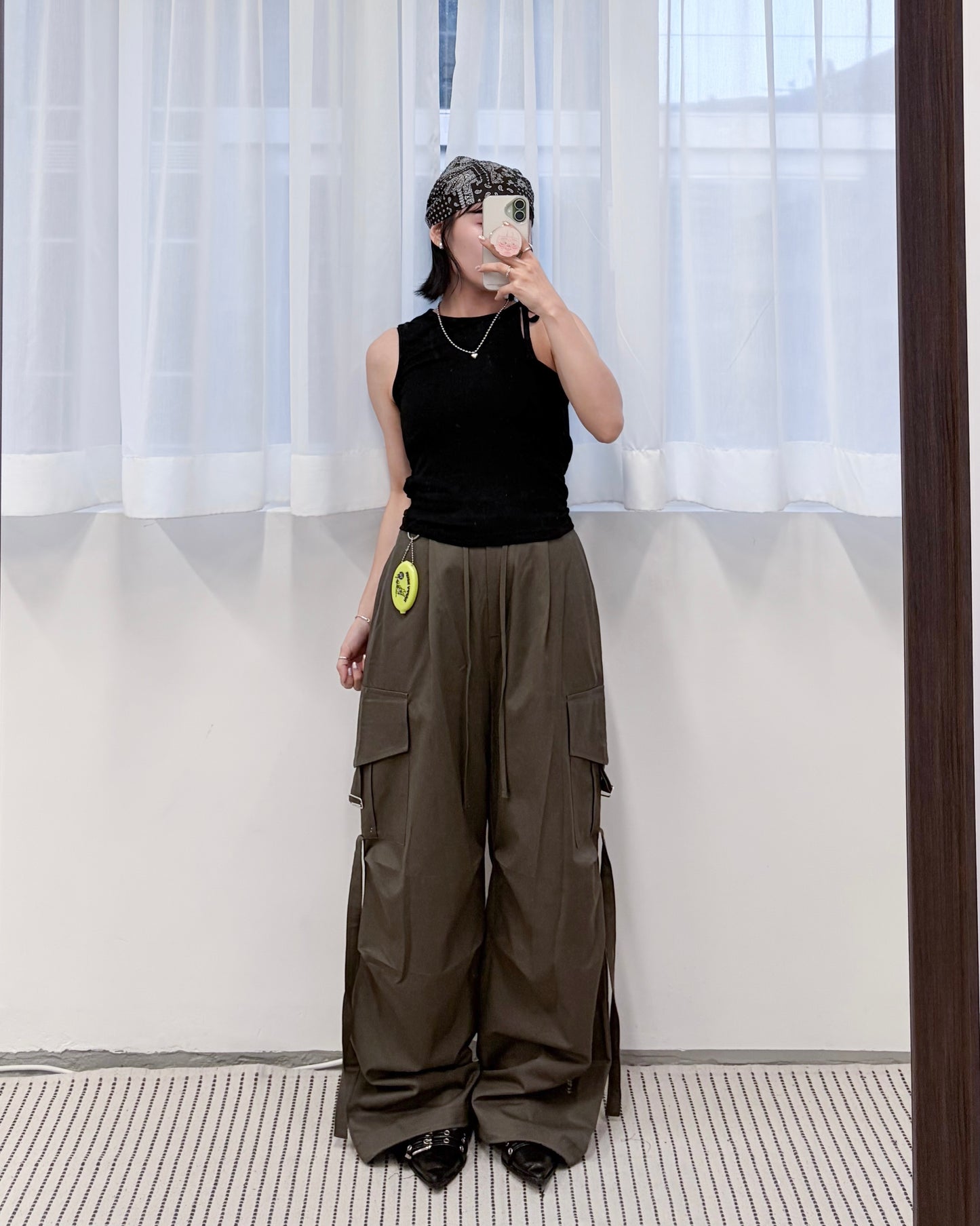PT120- Streetwear Pants | Khaki | Black