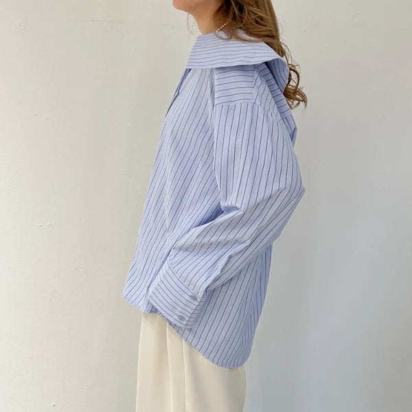 TP777- Sailor collar shirt | Pink | Yellow | Blue