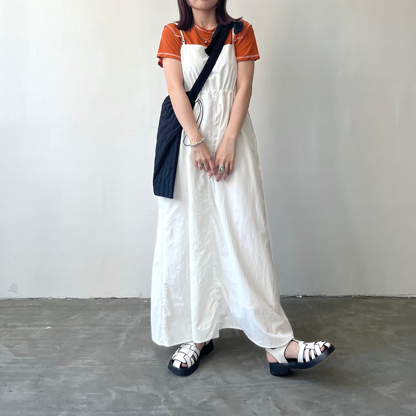 OP37- 2 Way Casual One Piece Dress | White | Khaki | Black