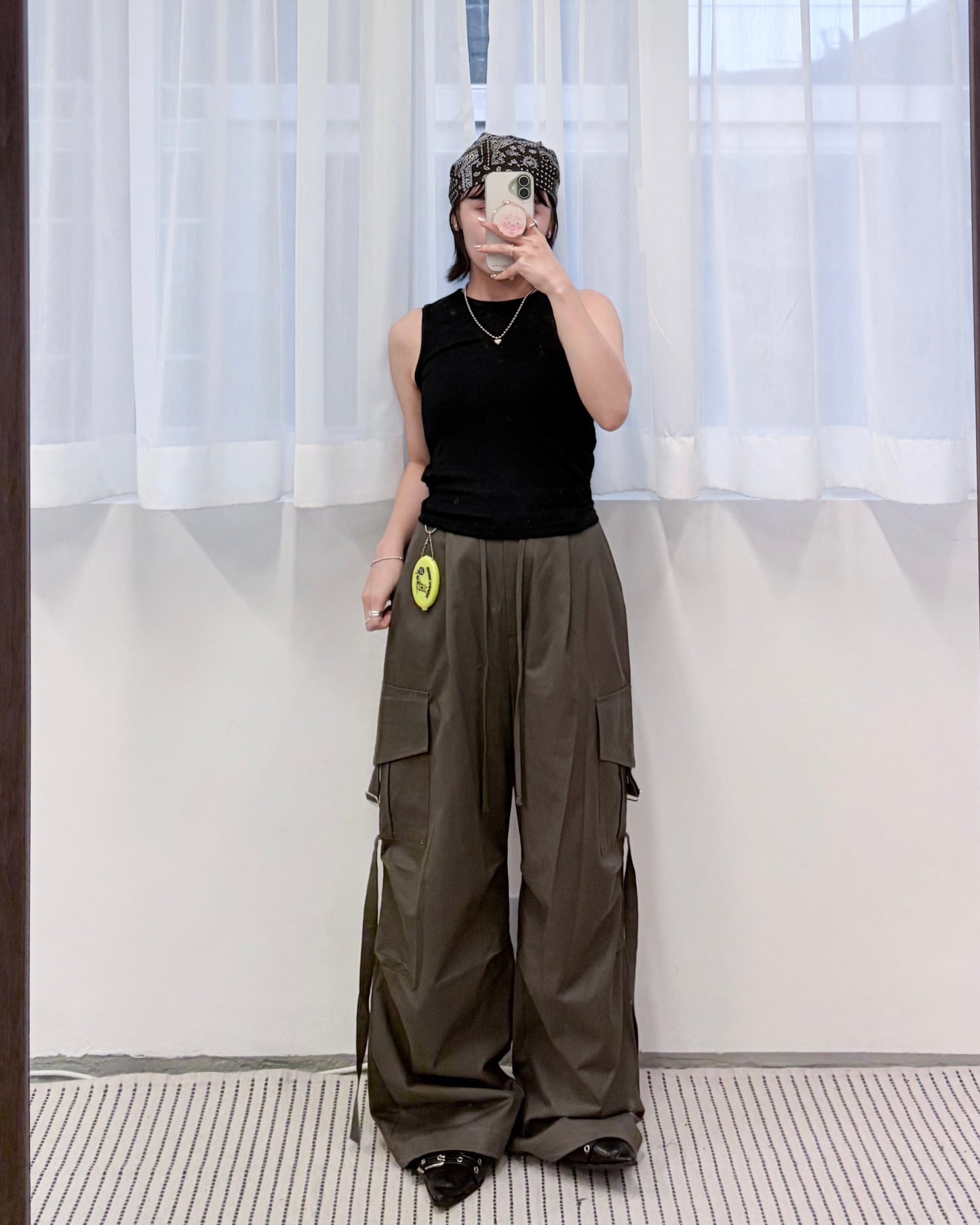 PT120- Streetwear Pants | Khaki | Black