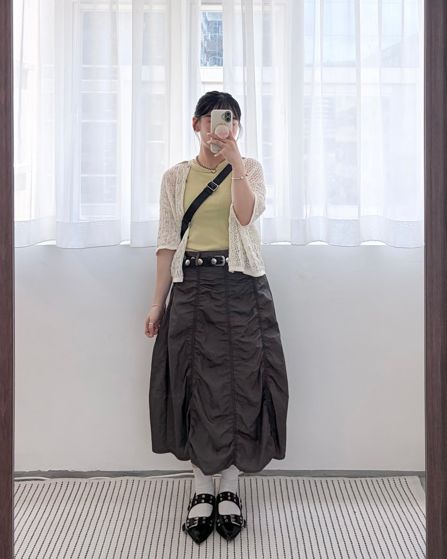 TP807- Patchwork Knitwear | Ivory | Black