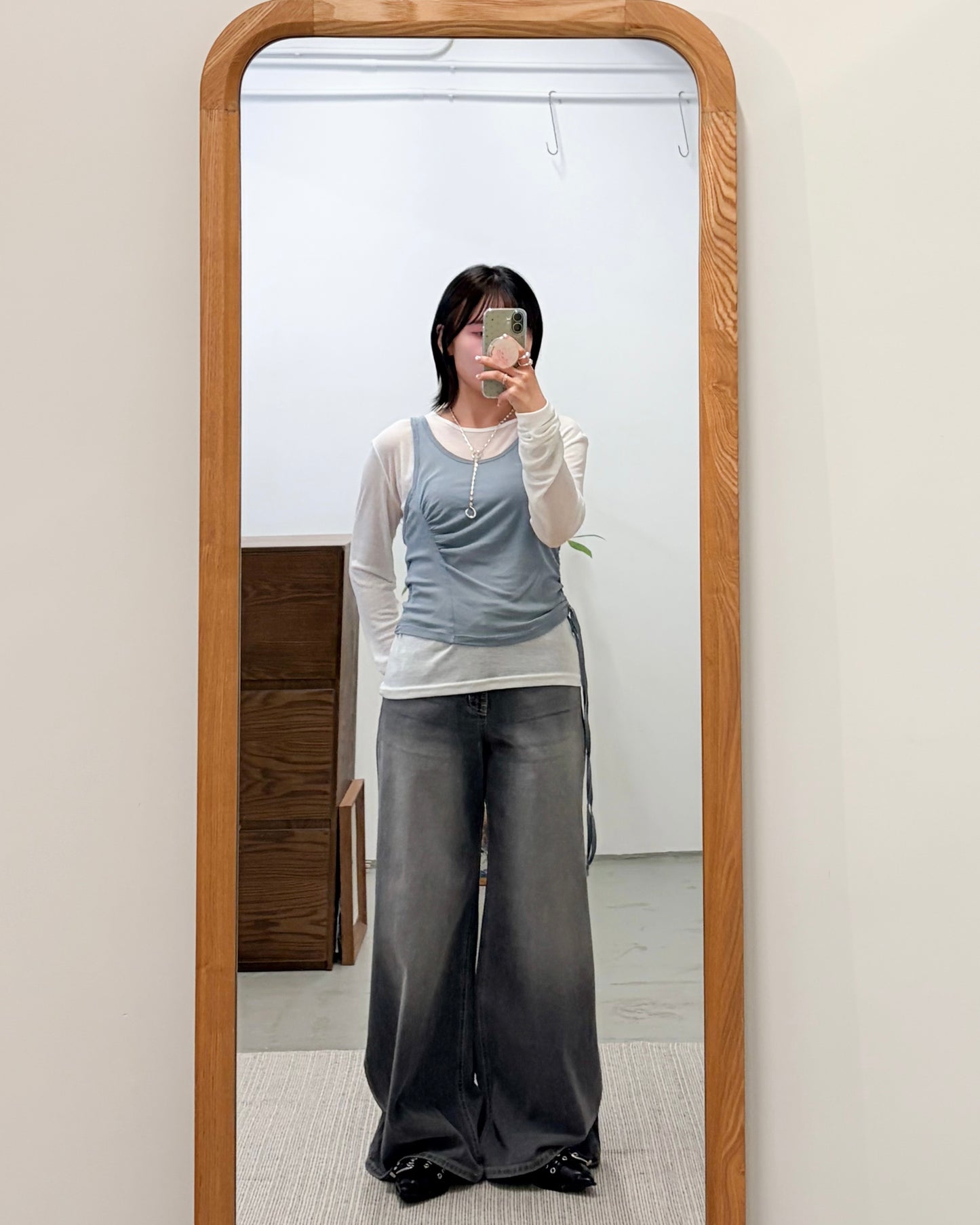 TP725 - Mesh Drawstring Vest | White | Blue | Khaki | Brown