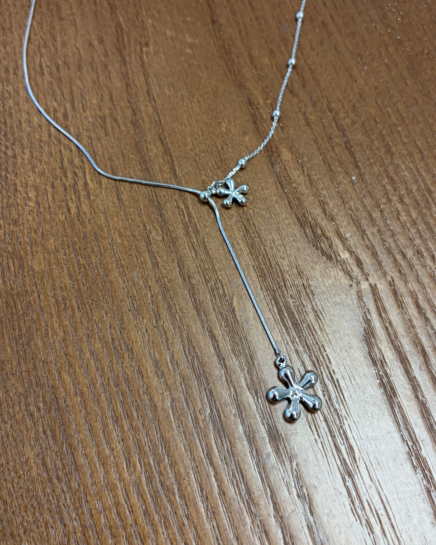 AC288- 花花活動長頸鏈