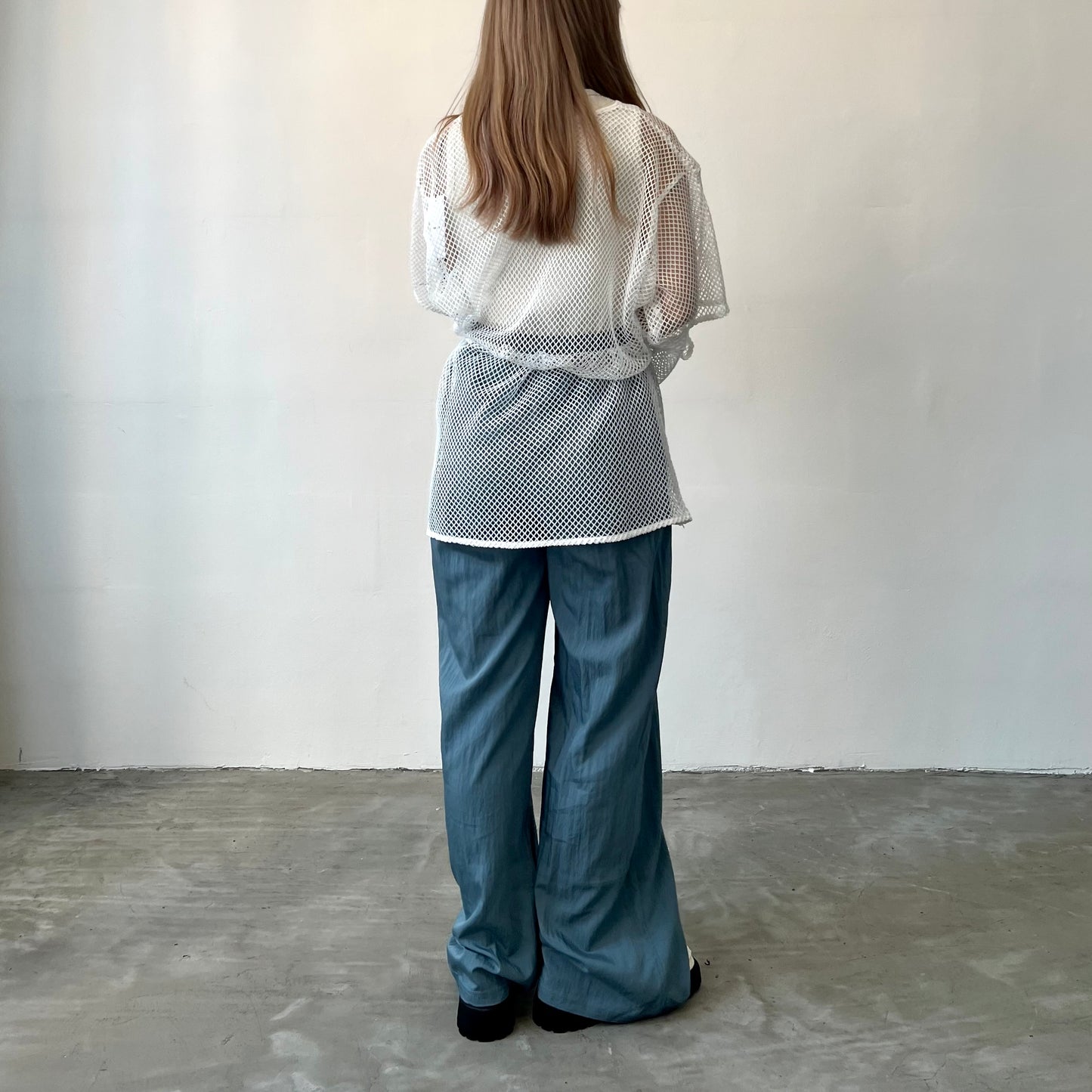 PT30- Soft Stripe Pants | Ivory | Blue