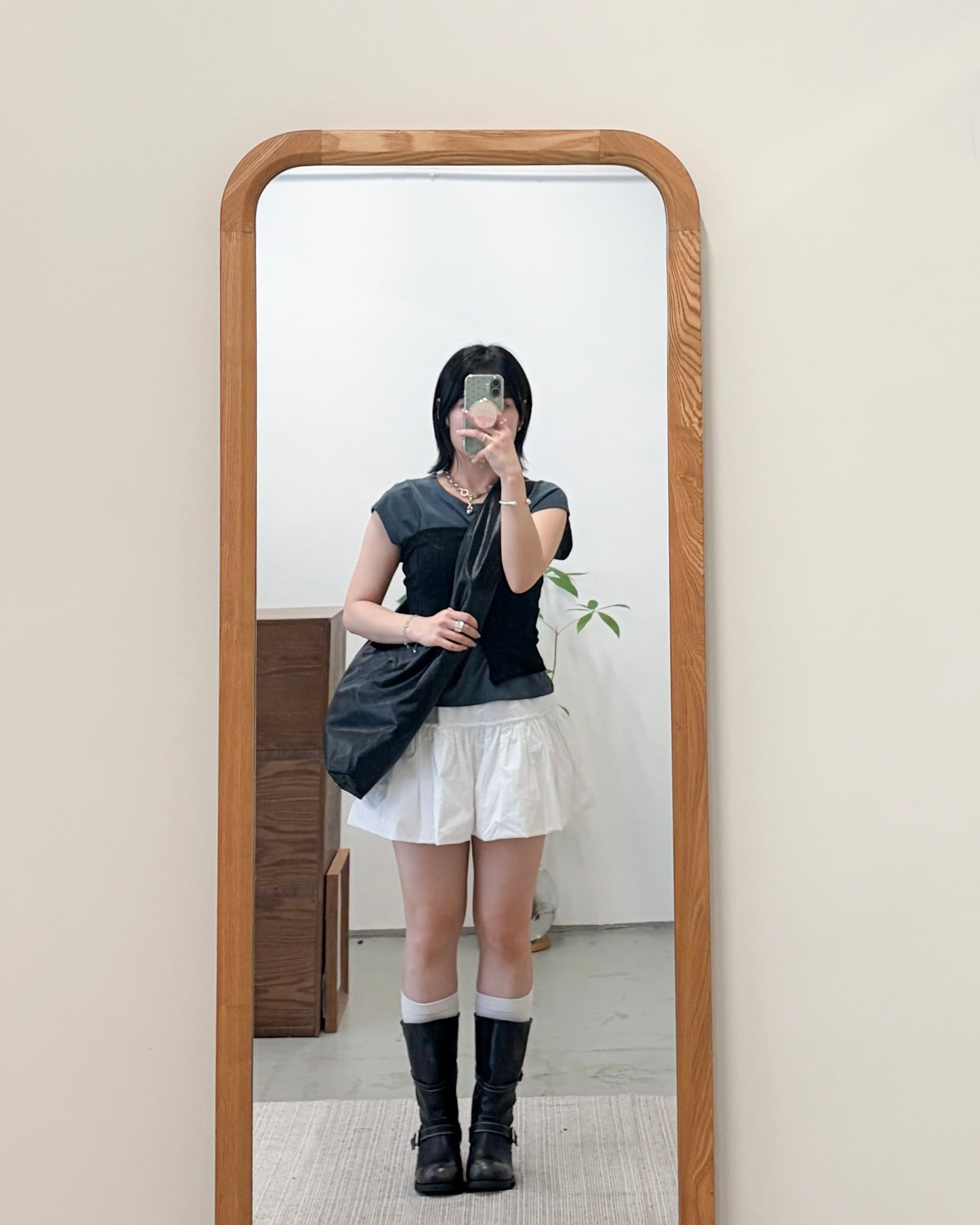 TP749 - Button Tube Top | Light Grey | Grey | Black