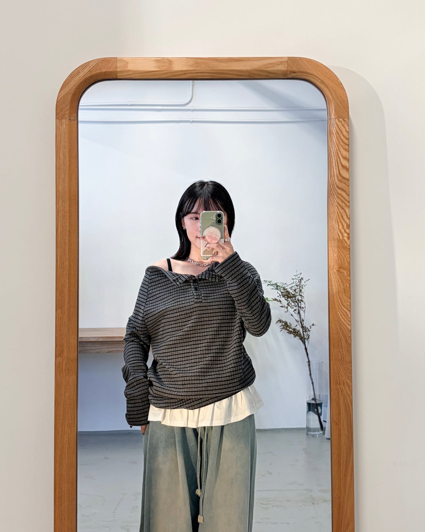 TP711- Ruffle Tube Top layer | White | Grey | Black