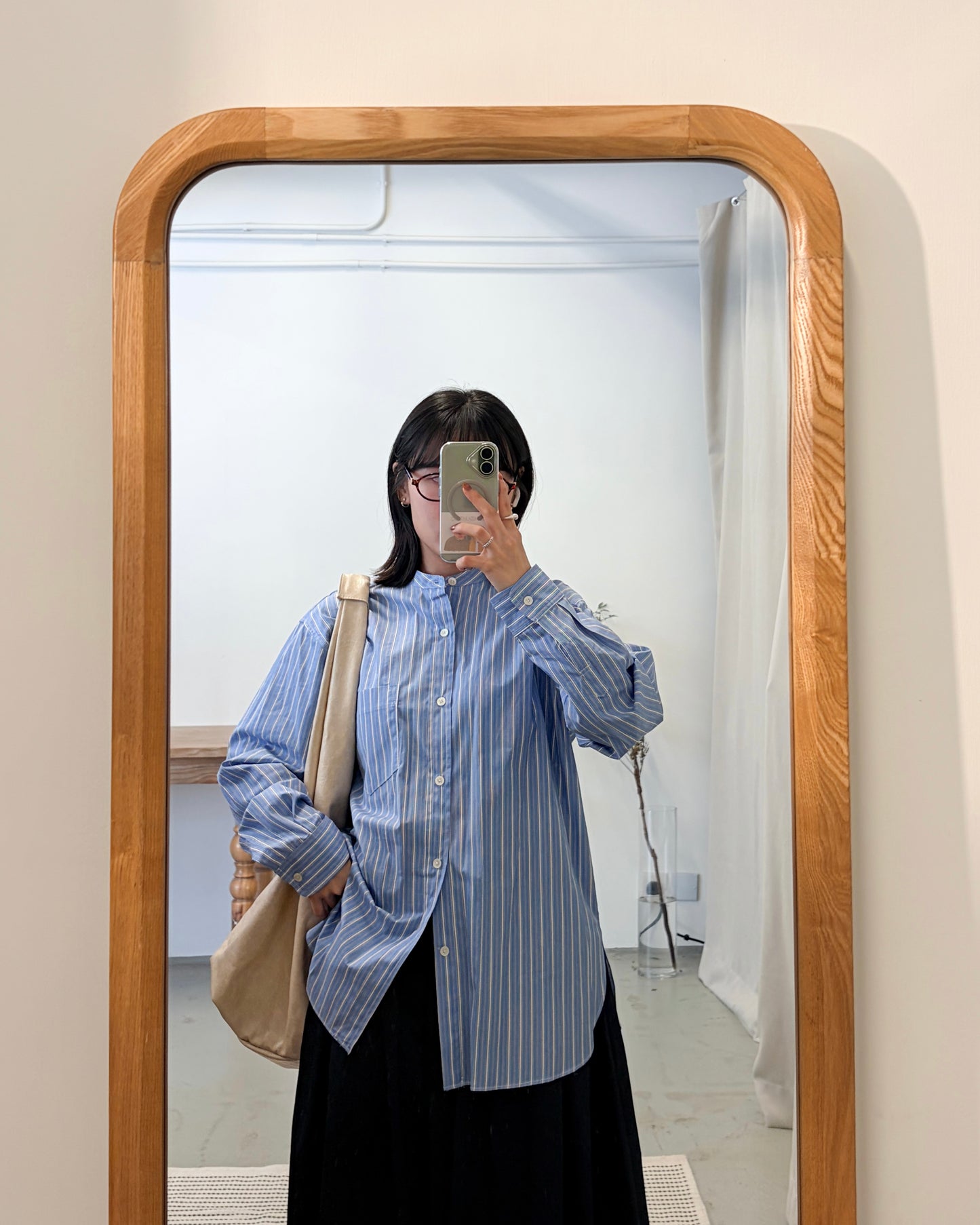 TP714- Classic Blue Stripe Shirt