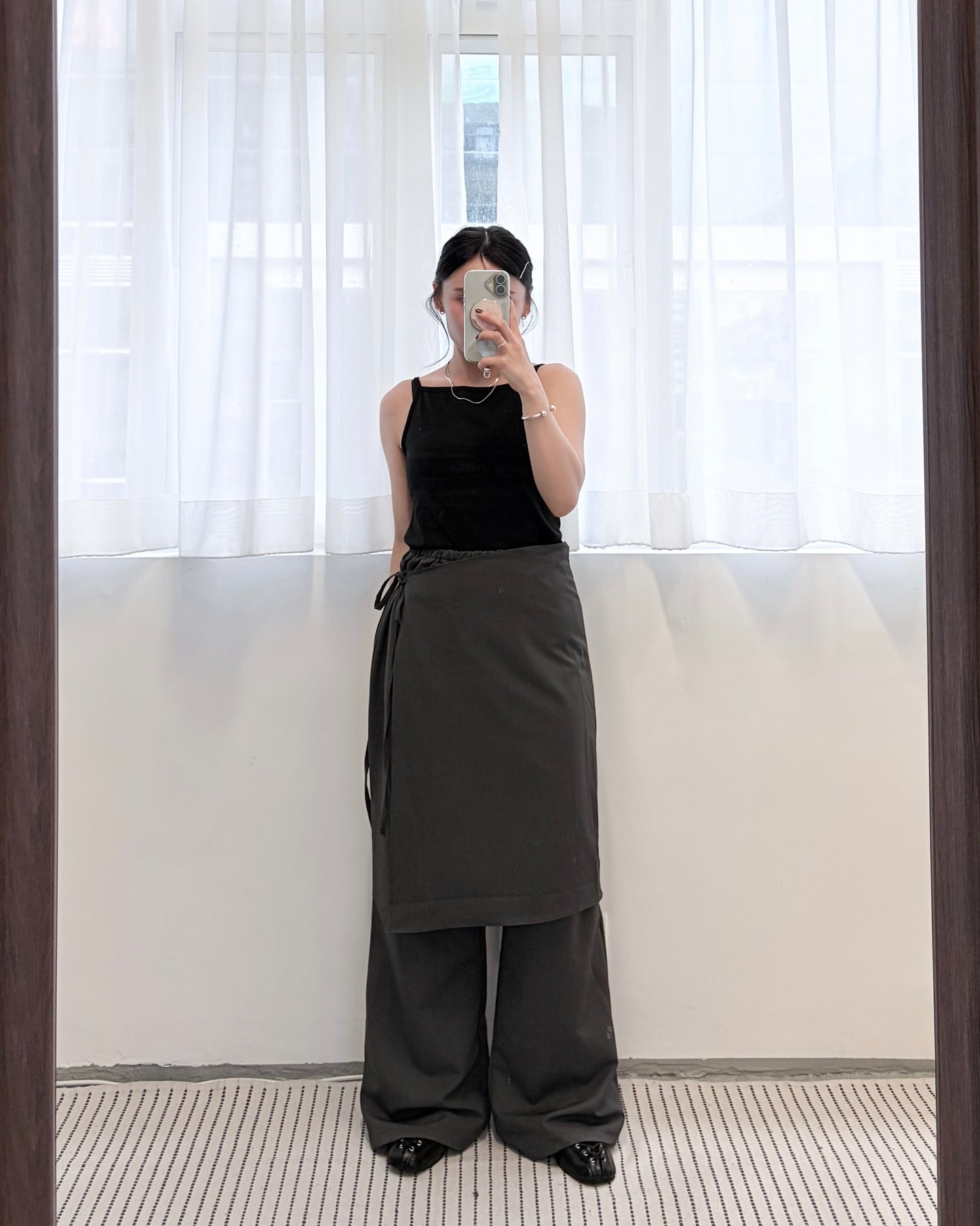 PT113- Bird Pant | Grey | Black