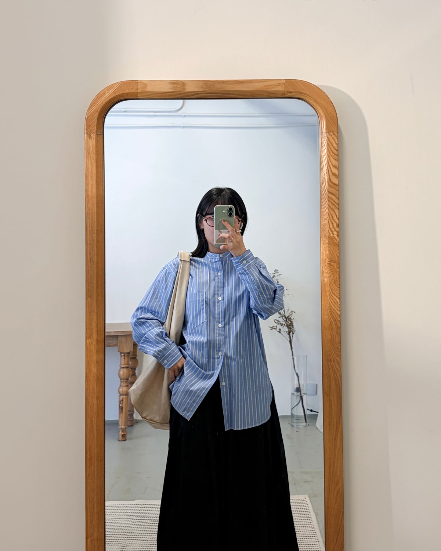 TP714- Classic Blue Stripe Shirt