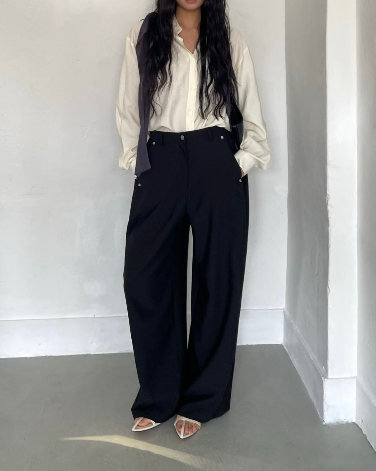 ( must have ! ) PT117- Design Trousers | Grey  | Black