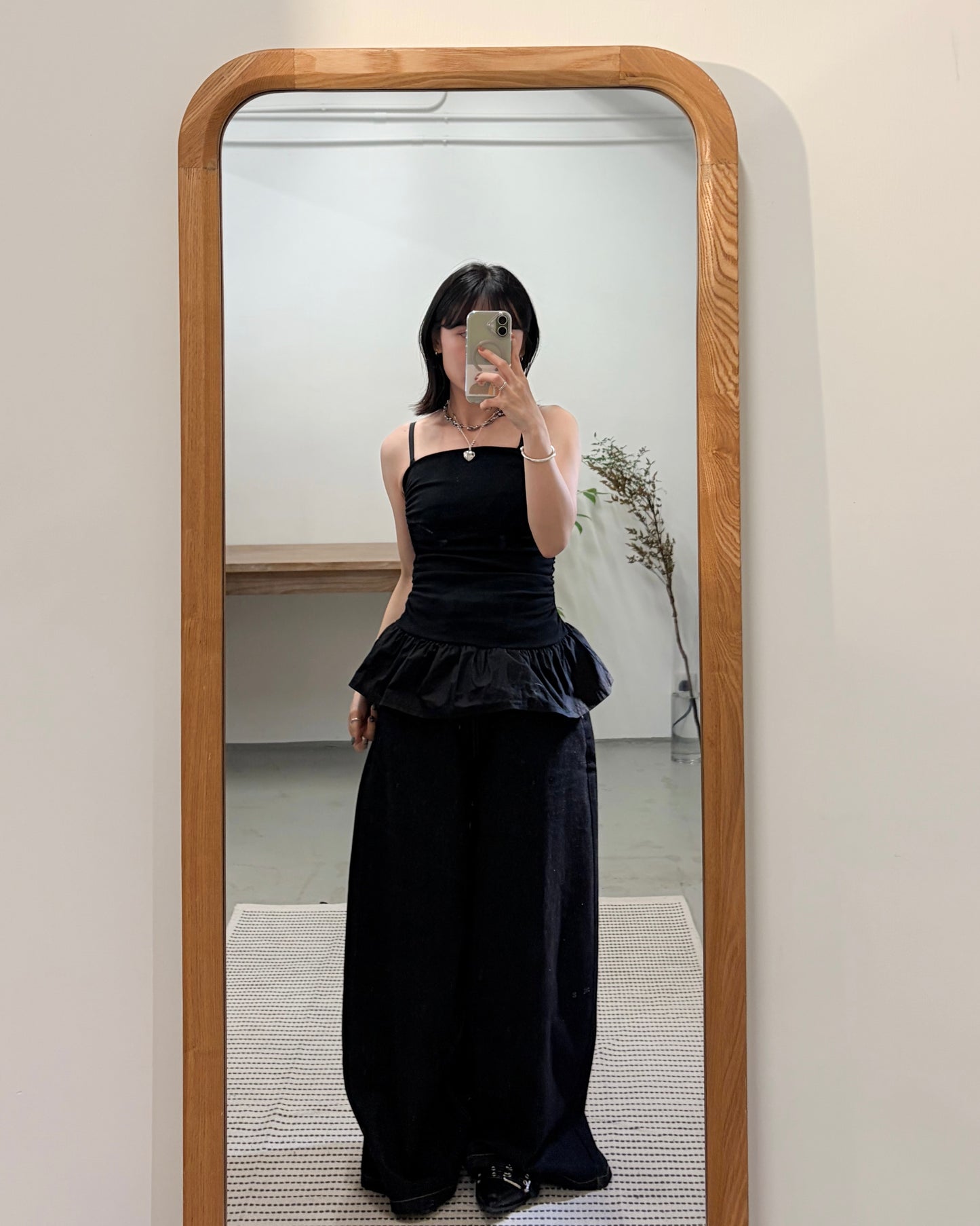 TP711- Ruffle Tube Top layer | White | Grey | Black